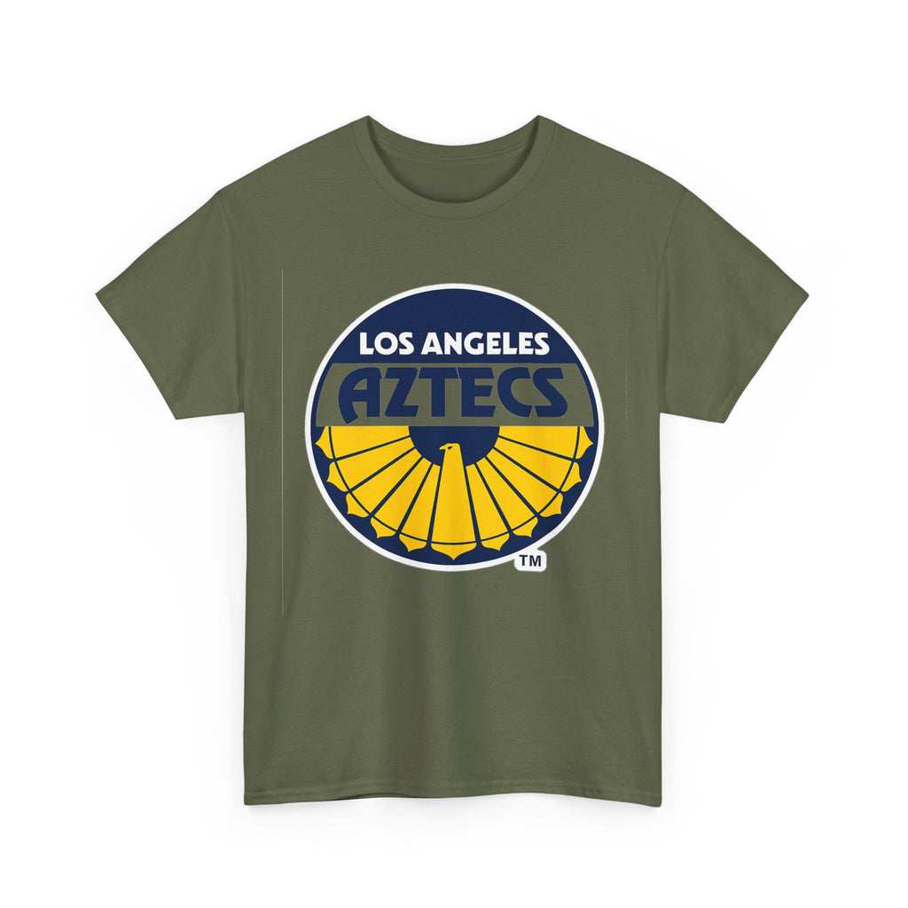 Los Angeles Aztecs Vintage Logo Cotton T-Shirt