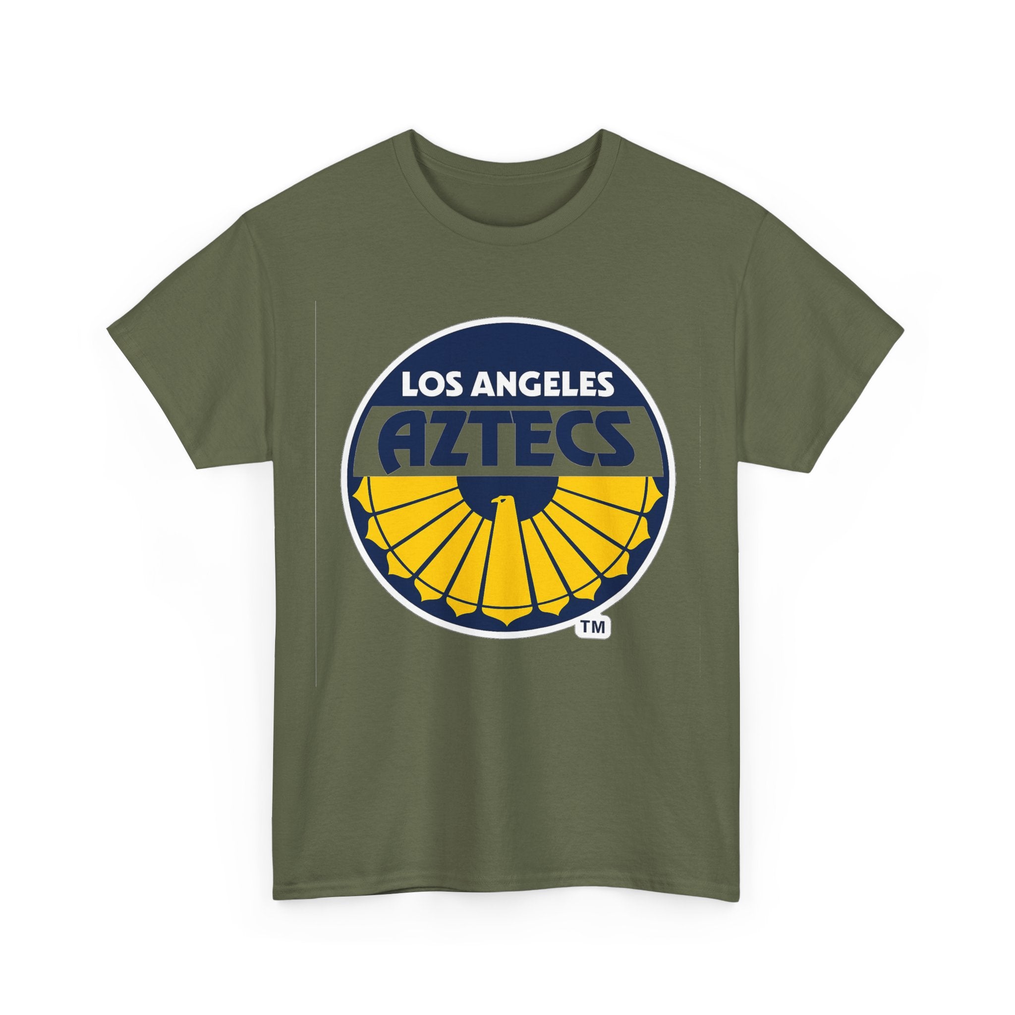 Los Angeles Aztecs Vintage Logo Cotton T-Shirt