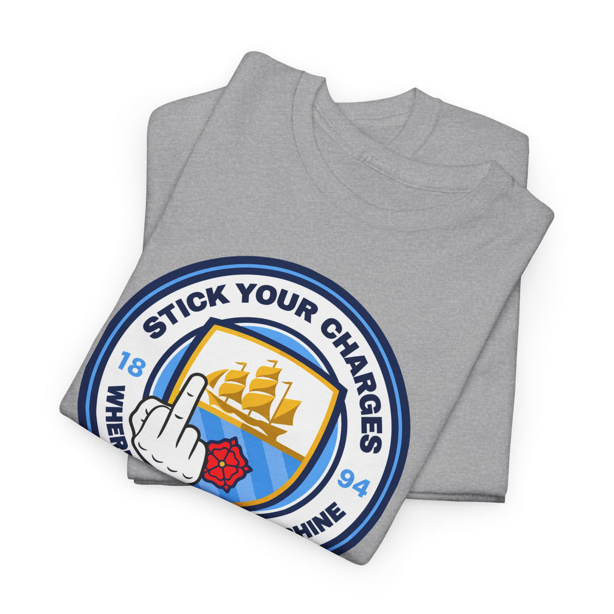 Manchester City "Stick Your Charger Where the Sun Don't Shine" Cotton t-shirt
