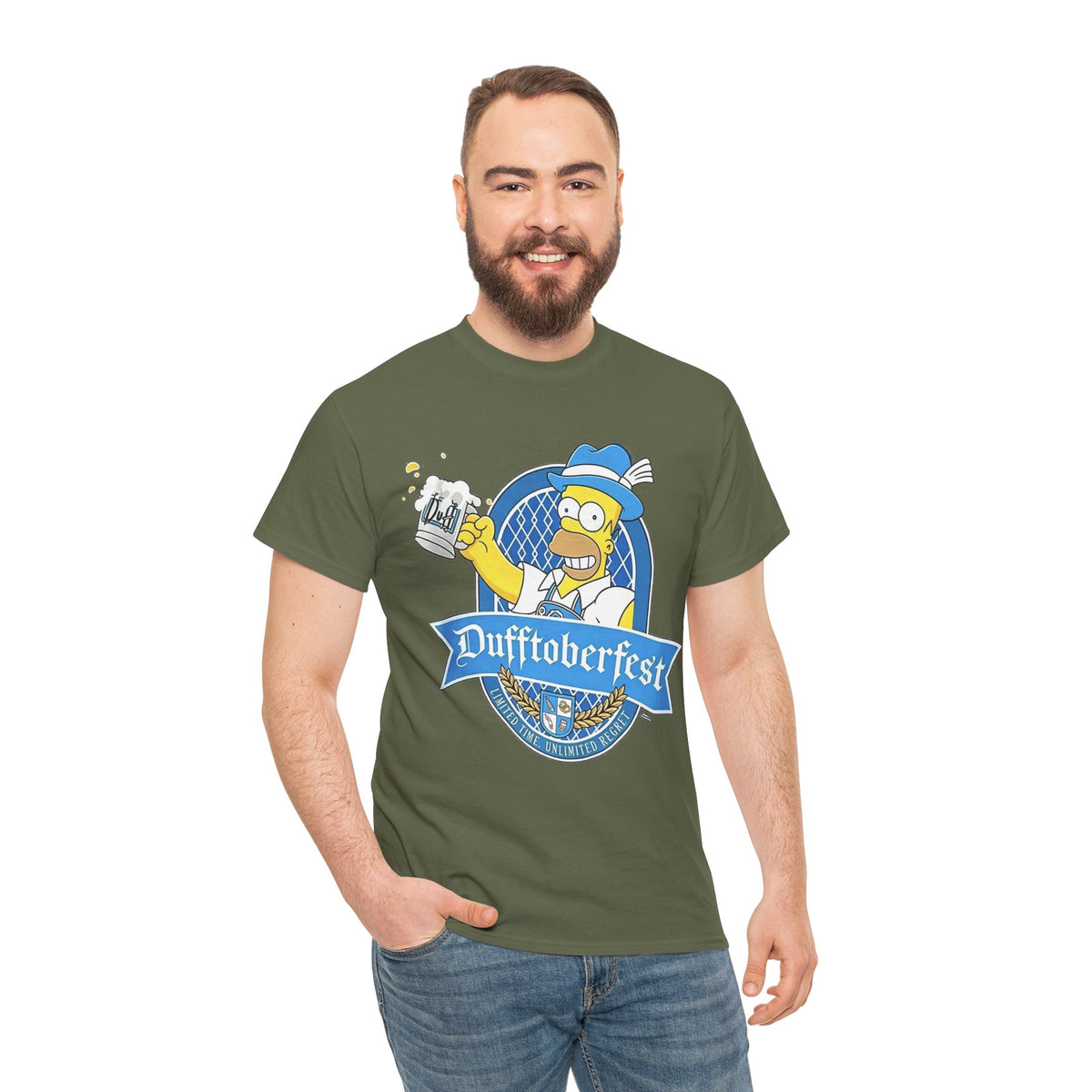 Dufftoberfest Beer Cotton T-Shirt / Tee