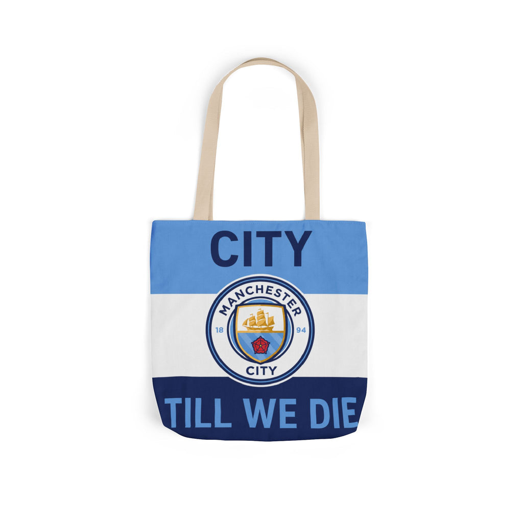 City Till We Die Unofficial Canvas Tote Bag — Manchester Football Fan Bag