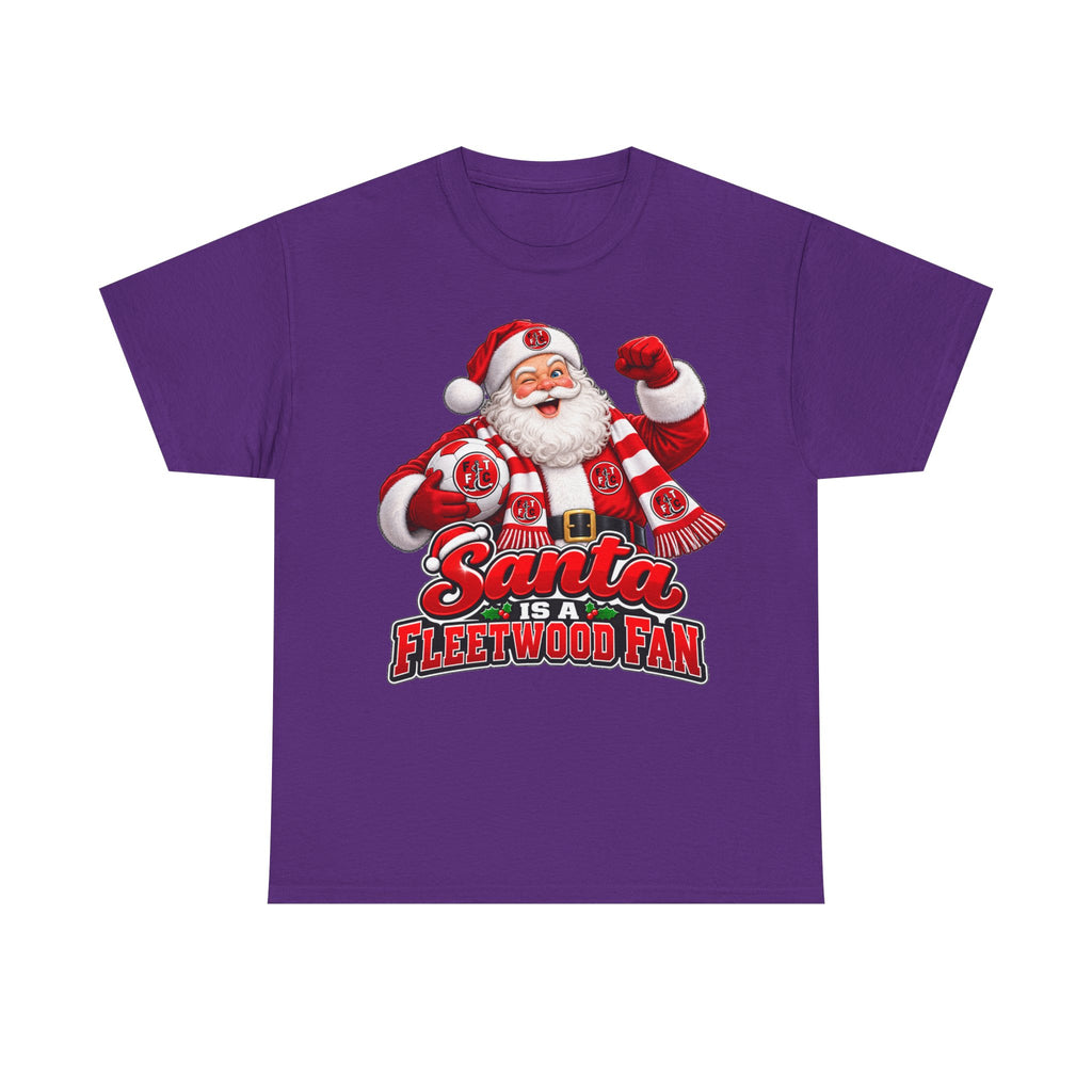Santa Is a Fleetwood Fan Cotton T-Shirt