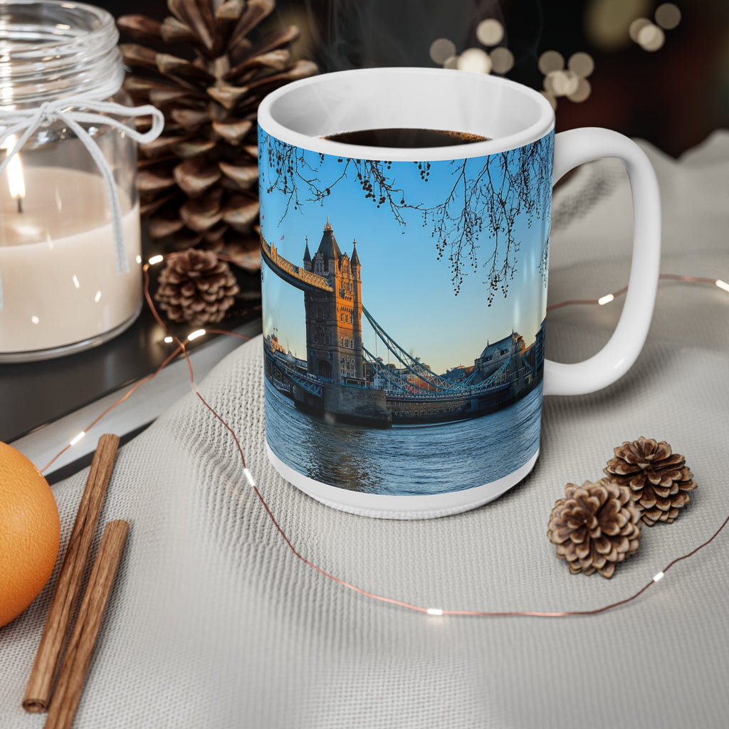 Tower Bridge London Photo Mug — Ceramic Coffee Cup 11oz/15oz