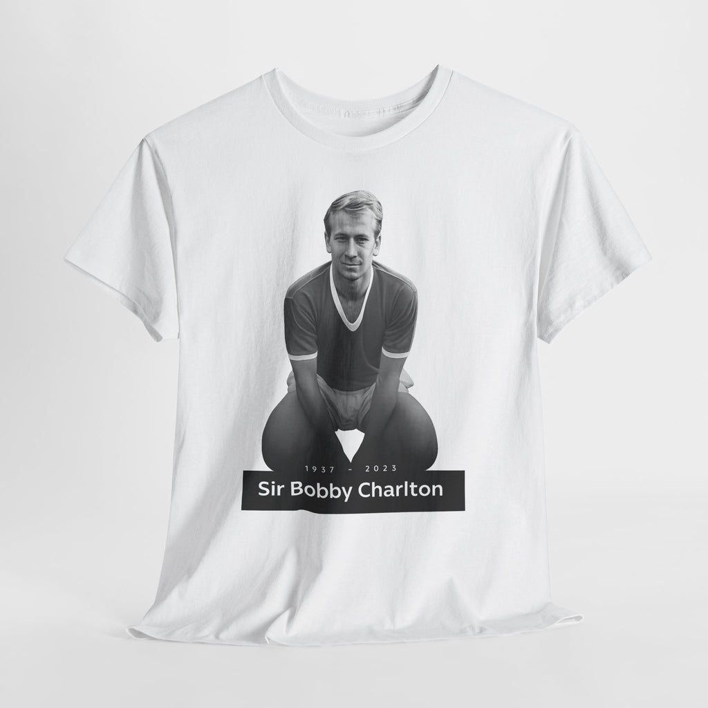Sir Bobby Charlton Football Legend Cotton T‑Shirt