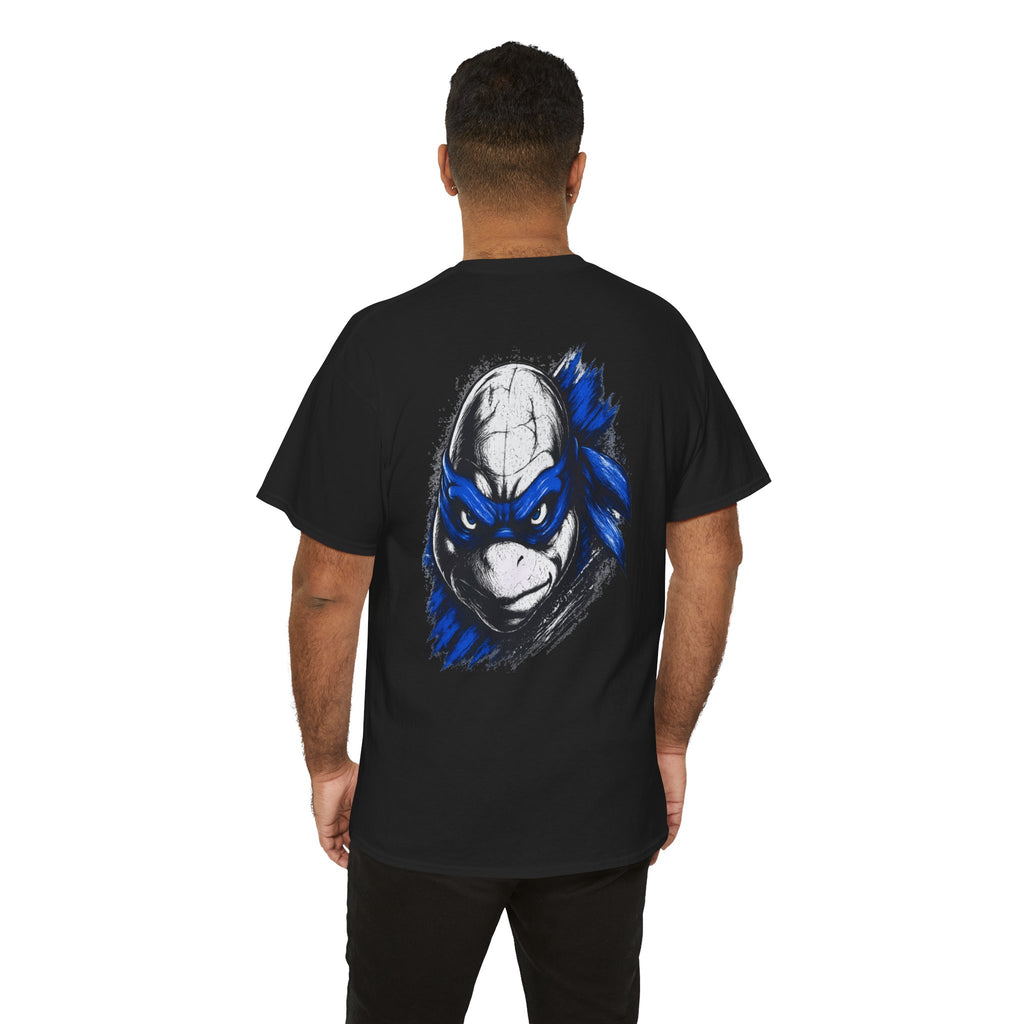 TMNT Leonardo Graphic Tee — Blue Mask Turtle T-Shirt
