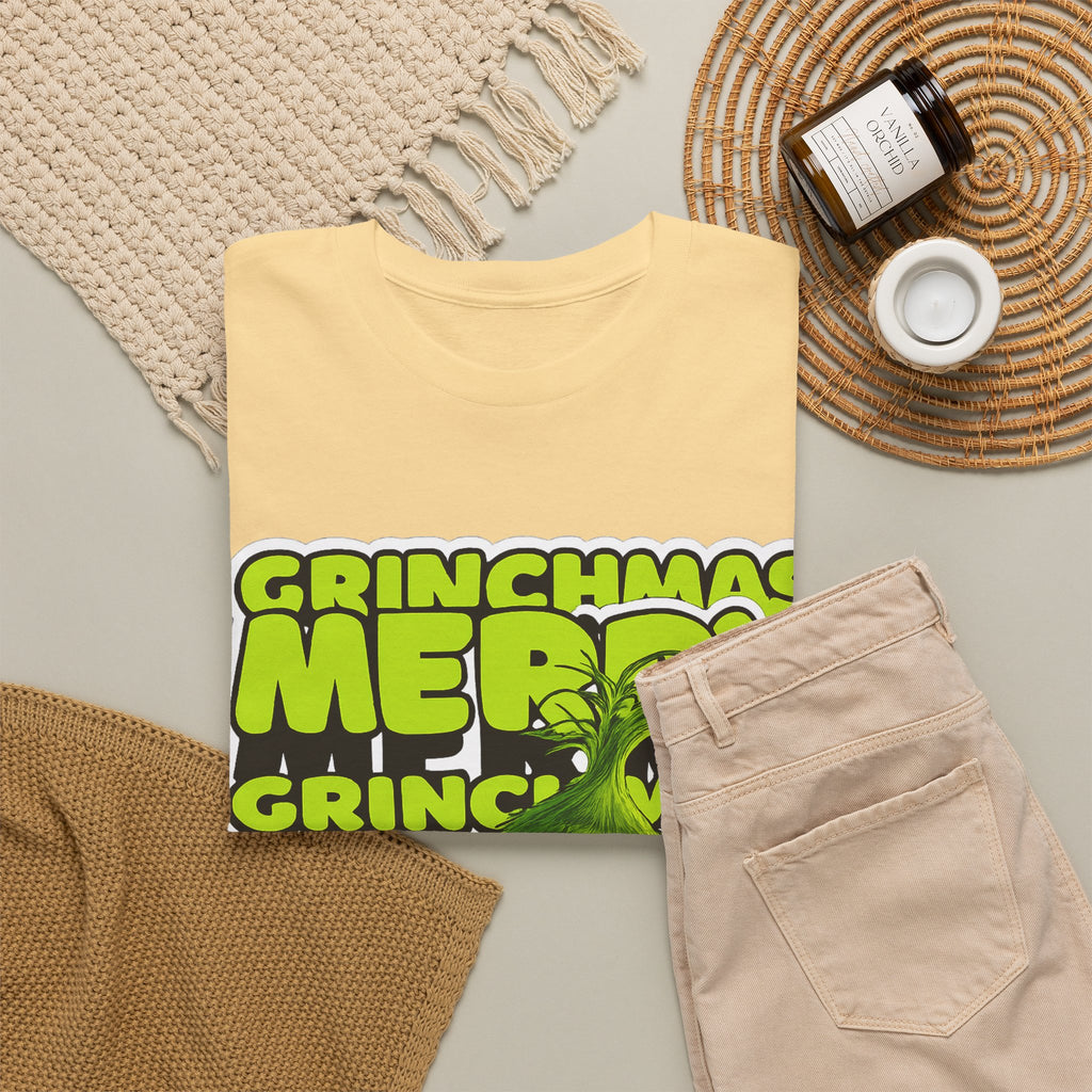 Grinchmas Merry Grinch Christmas Cotton T-Shirt / Tee