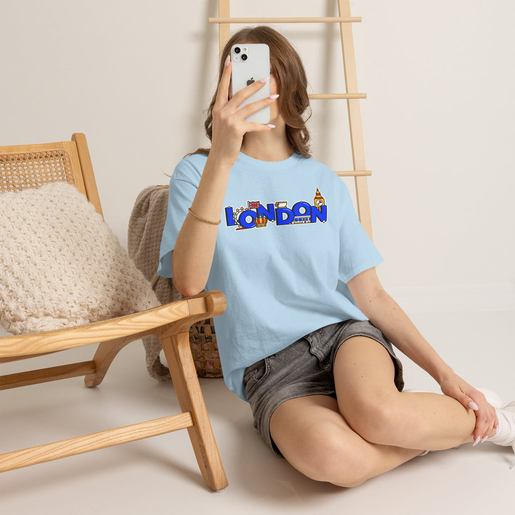 London Cityscape Tee — Illustrated London Landmarks Shirt