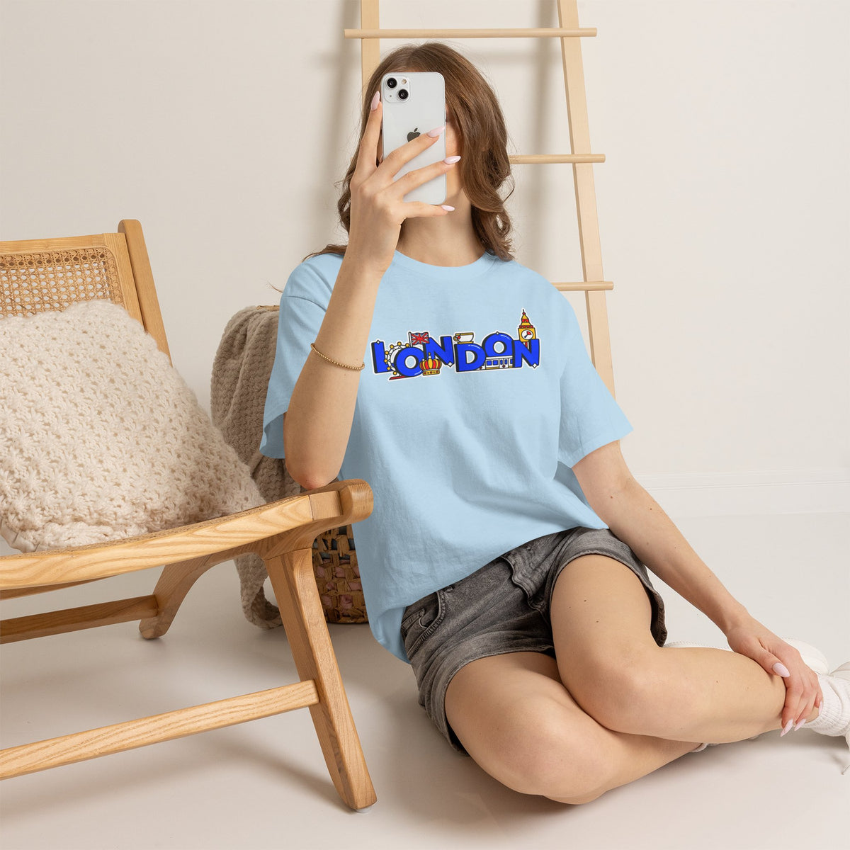 London Cityscape Tee — Illustrated London Landmarks Shirt