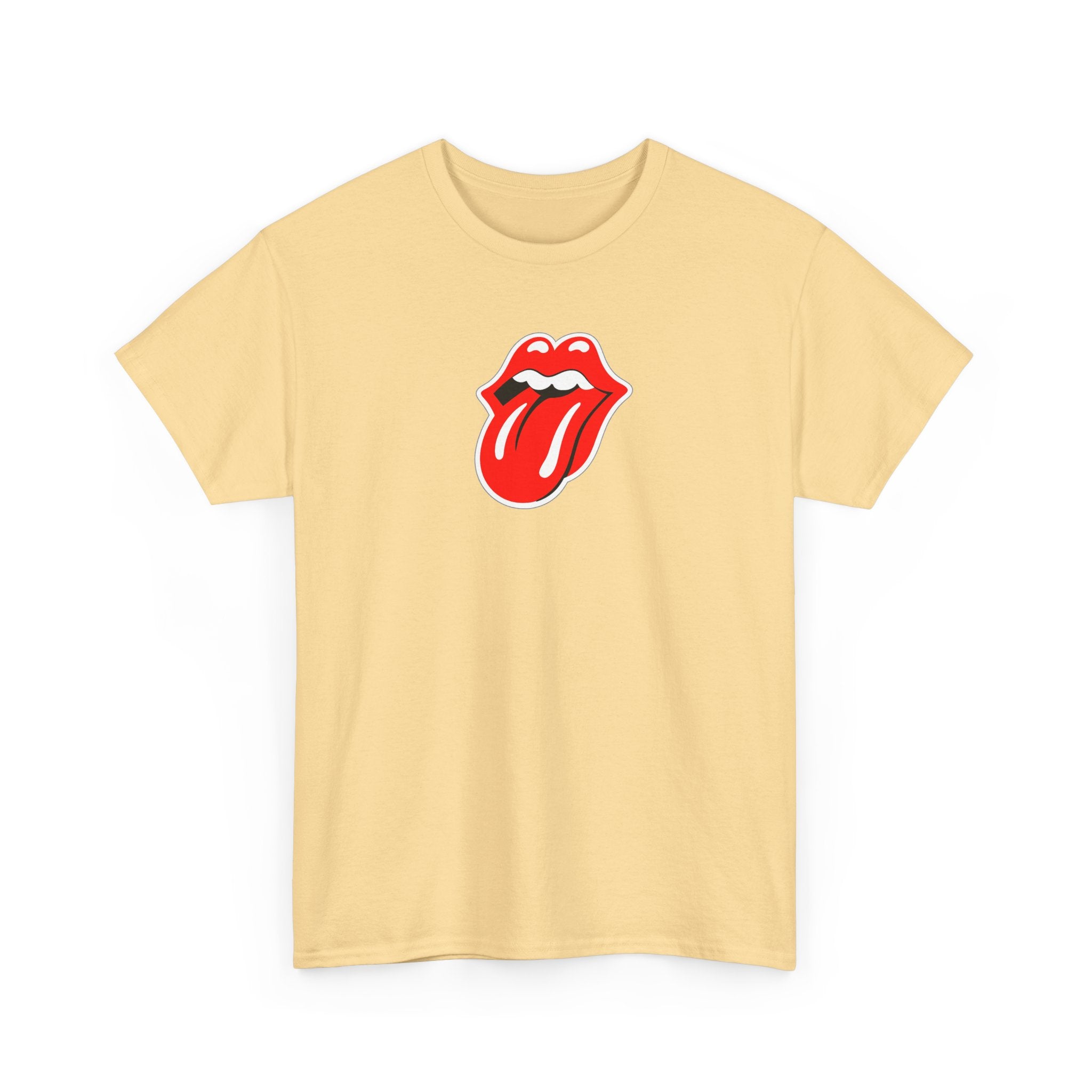Rock Retro Red Tongue and Lips Graphic Tee