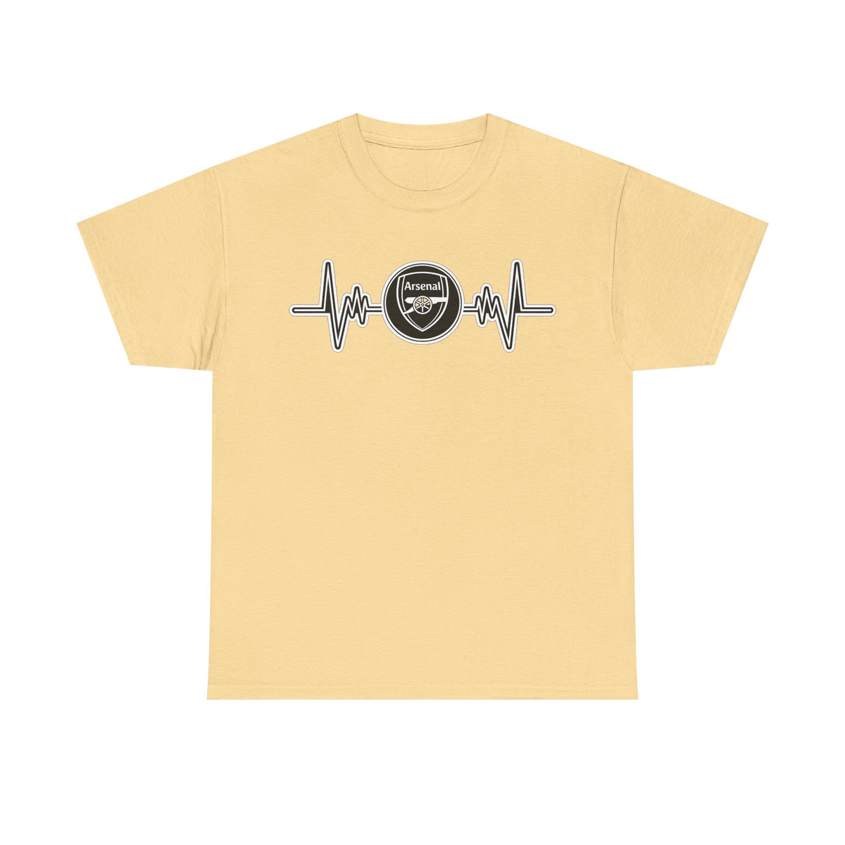 Arsenal Heartbeat T-Shirt — Premier League Fans’ Cotton Tee