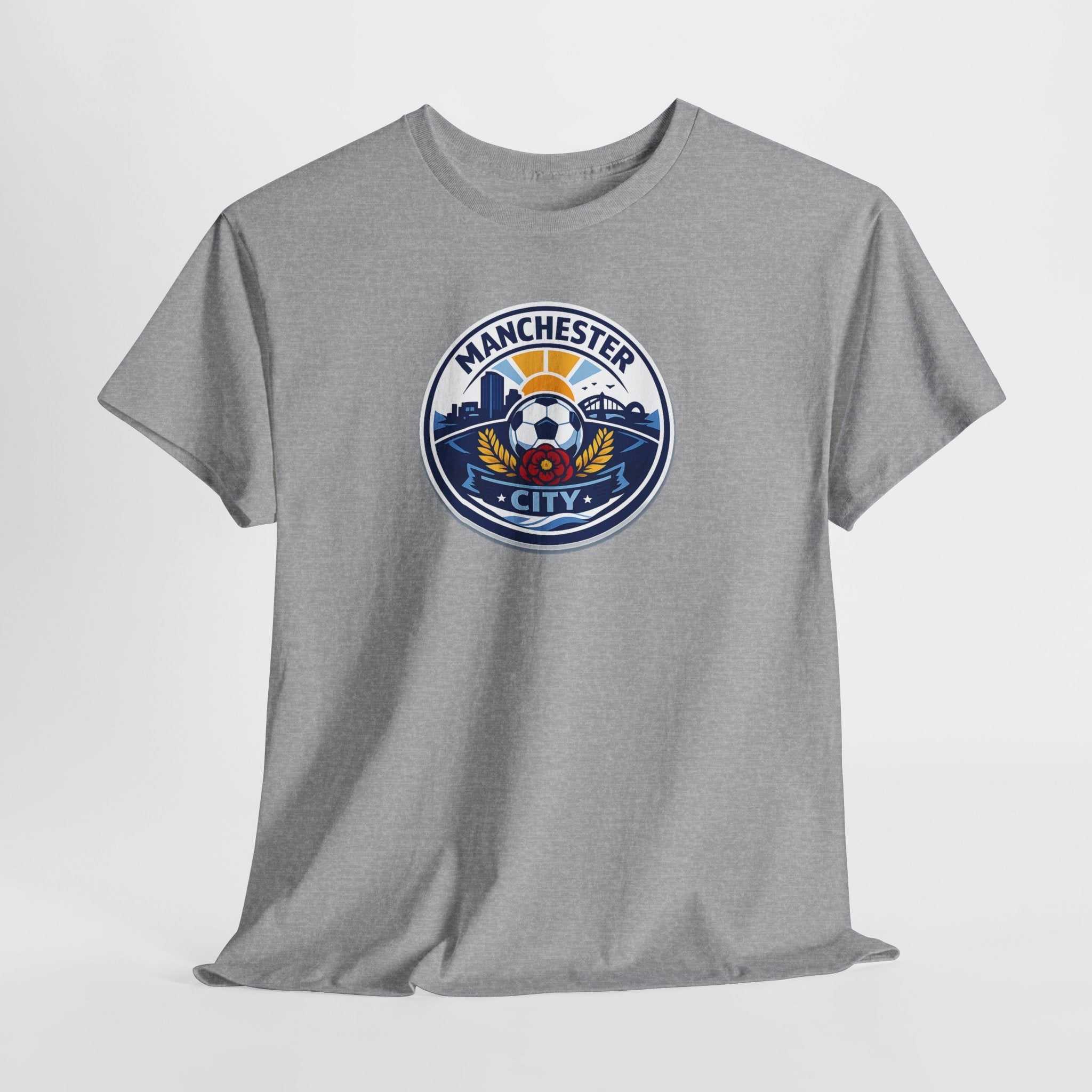 Manchester City Crest T-Shirt — Soccer Fan Tee