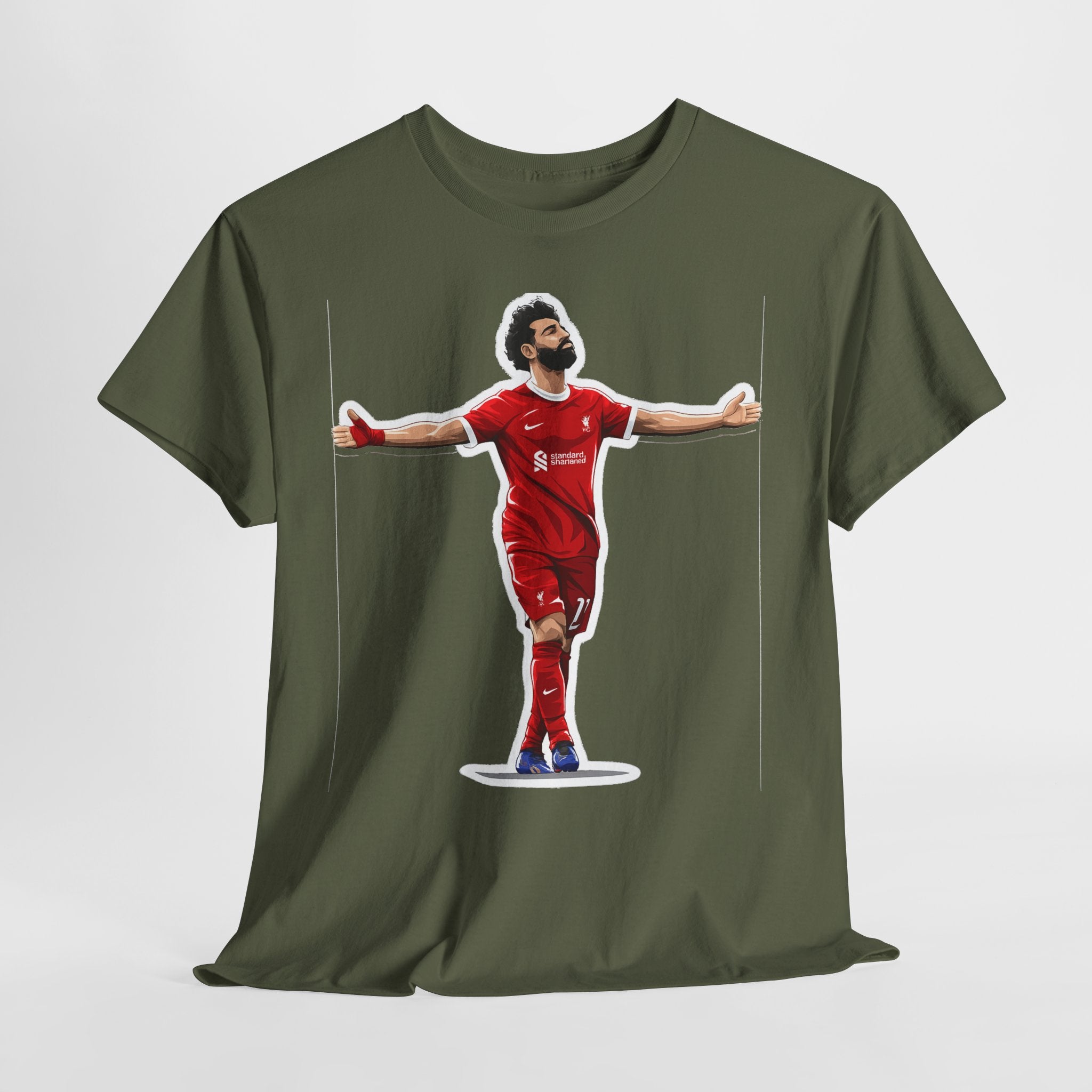 Mo Salah Celebration Tee — Liverpool Graphic T-Shirt