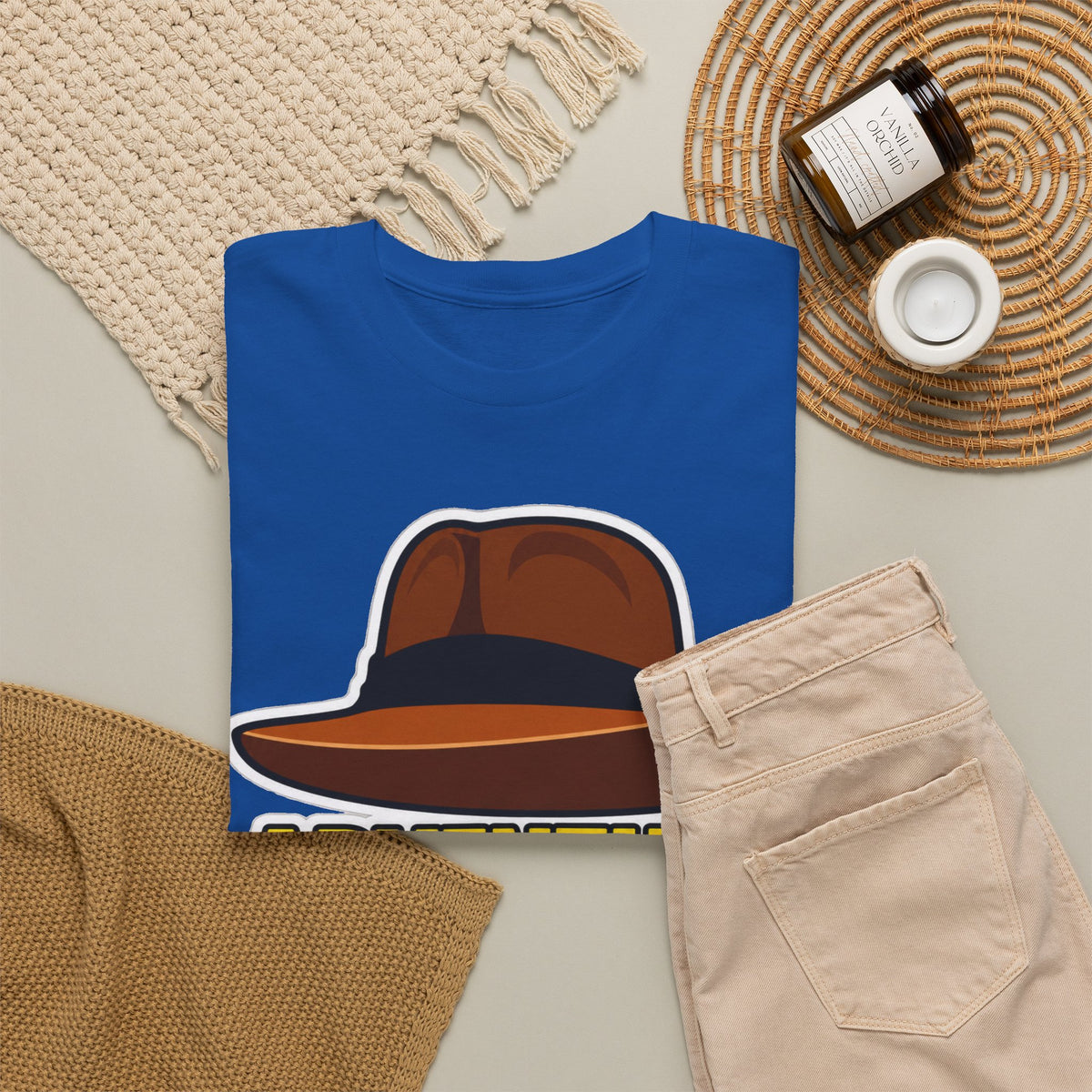 Adventure Has a Name Indiana Jones Graphic Cotton T-Shirt