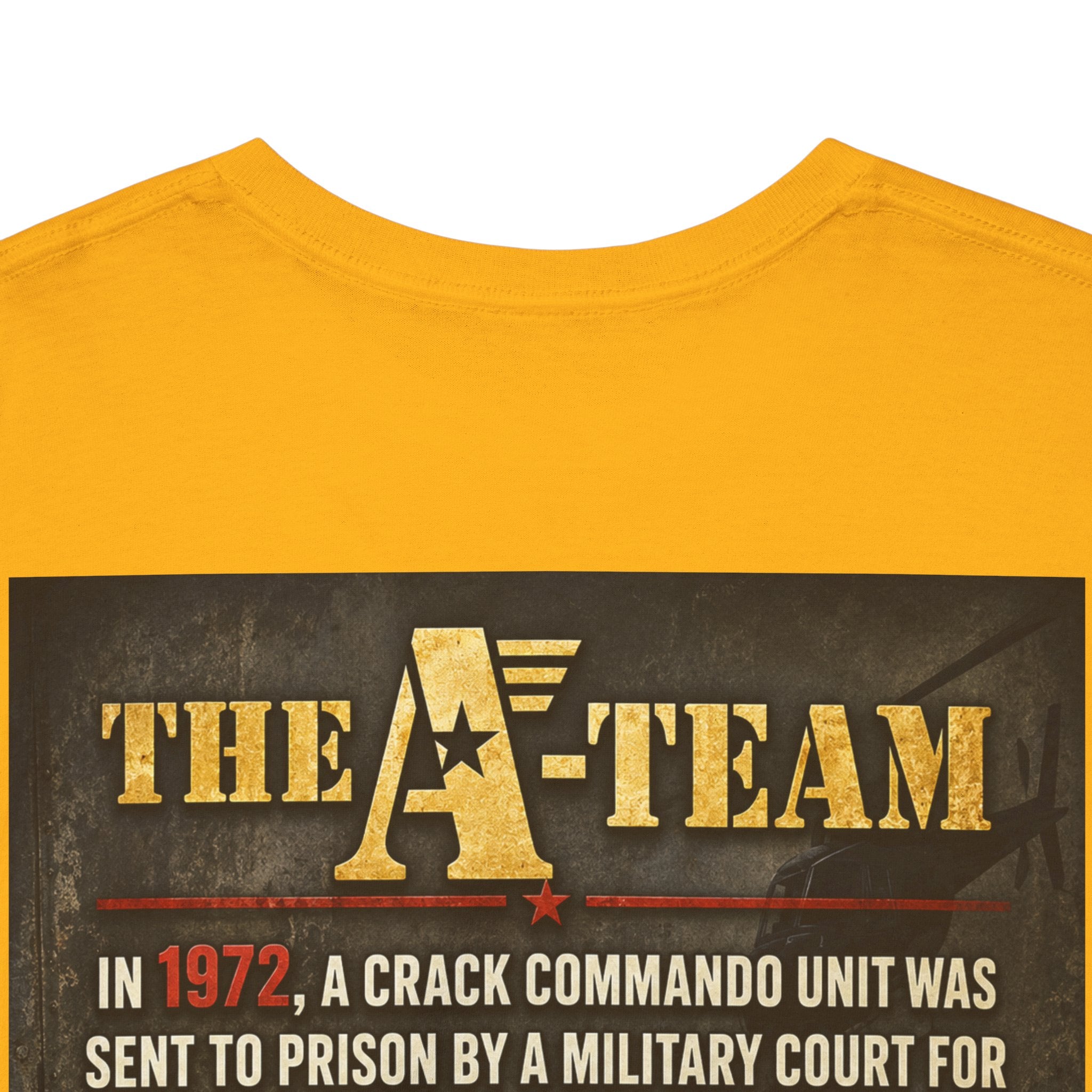 A-Team Graphic Tee — Retro TV Series Logo & Character Poster T-Shirt