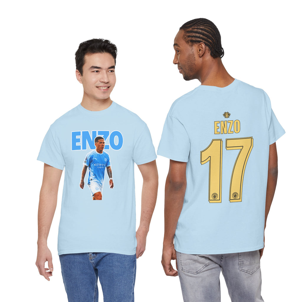 Enzo Fernandez Manchester City Inspired Cotton T-Shirt