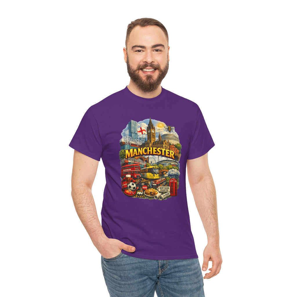 Manchester Skyline Collage T-Shirt