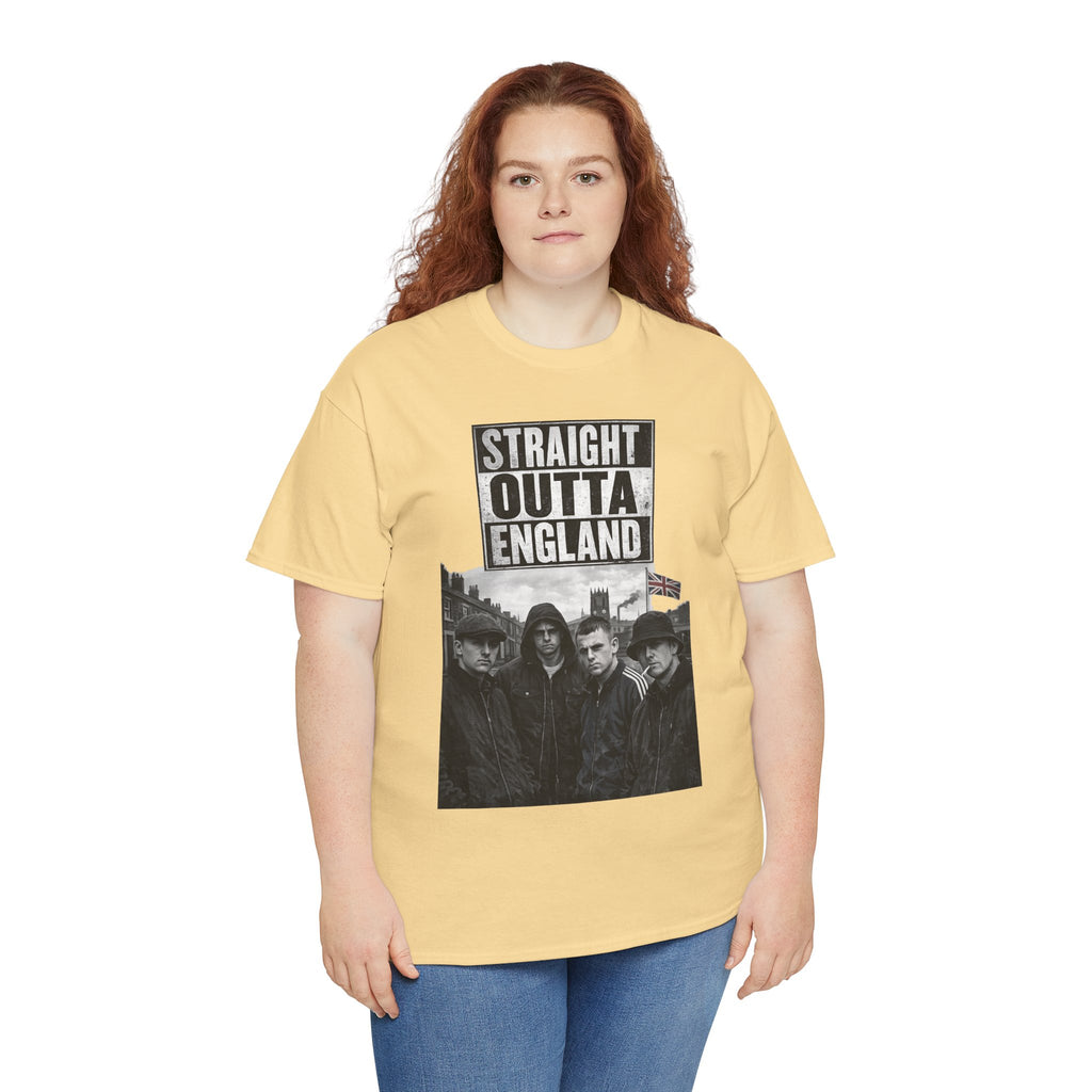 Straight Outta England T-Shirt — Retro Band Photo Tee