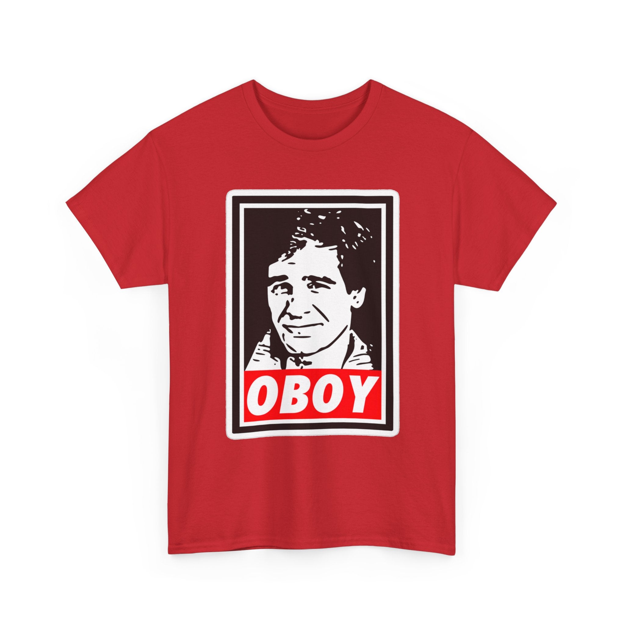 Oboy Quantum Leap Graphic Tee — Retro Pop Art Portrait T‑Shirt