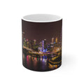 Singapore Night Skyline Coffee Mug — Marina Bay Sands Cityscape Ceramic Mug (11oz, 15oz)