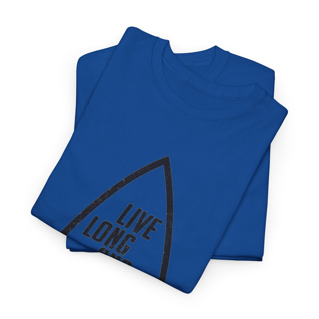 Live Long and Prosper T‑Shirt — Sci‑Fi Starfleet Insignia Tee