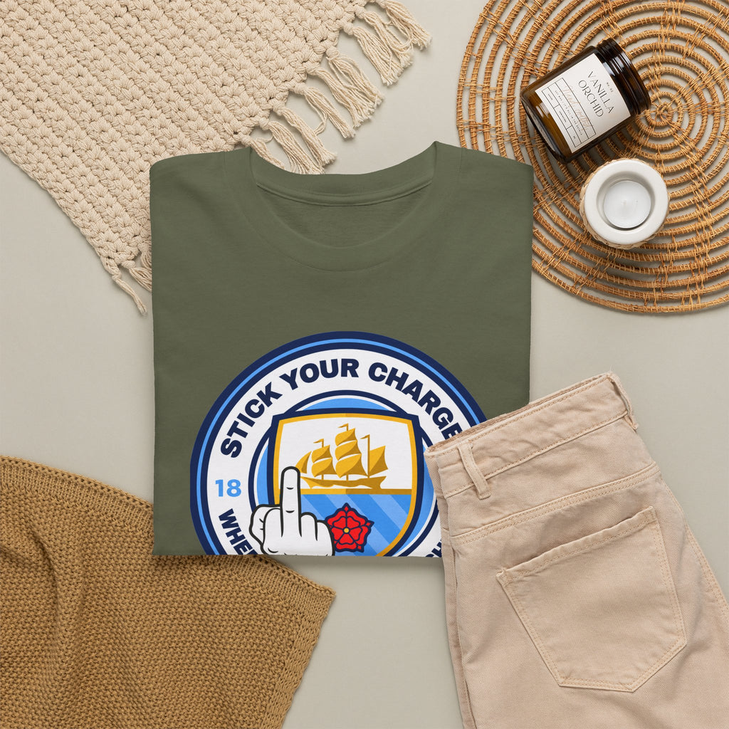 Manchester City "Stick Your Charger Where the Sun Don't Shine" Cotton t-shirt