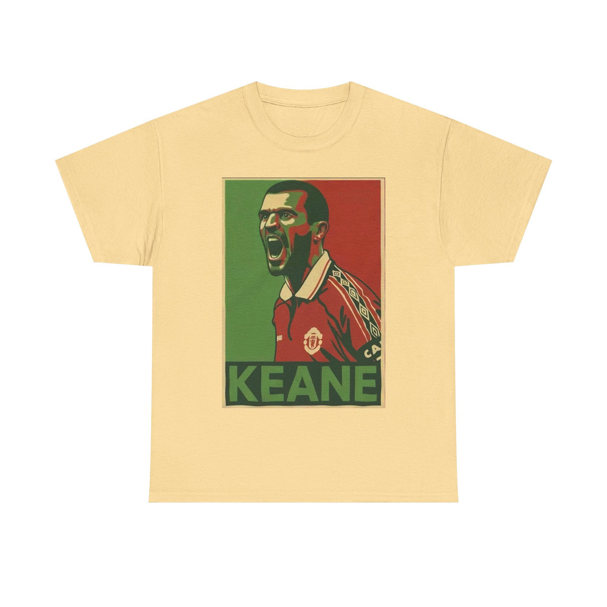 Roy Keane Manchester United Legend Retro Football Tee