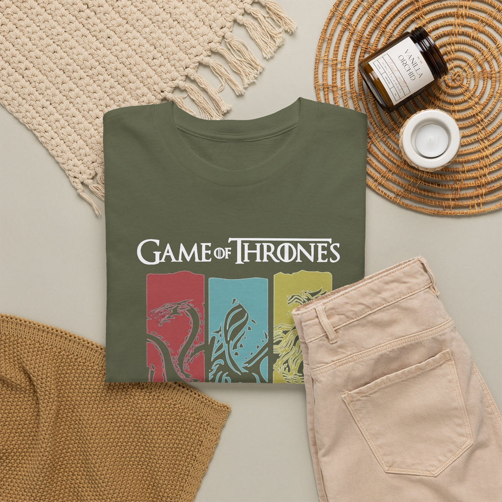 Game of Thrones House Sigils T-Shirt — Stark Lannister Tully Banner Tee