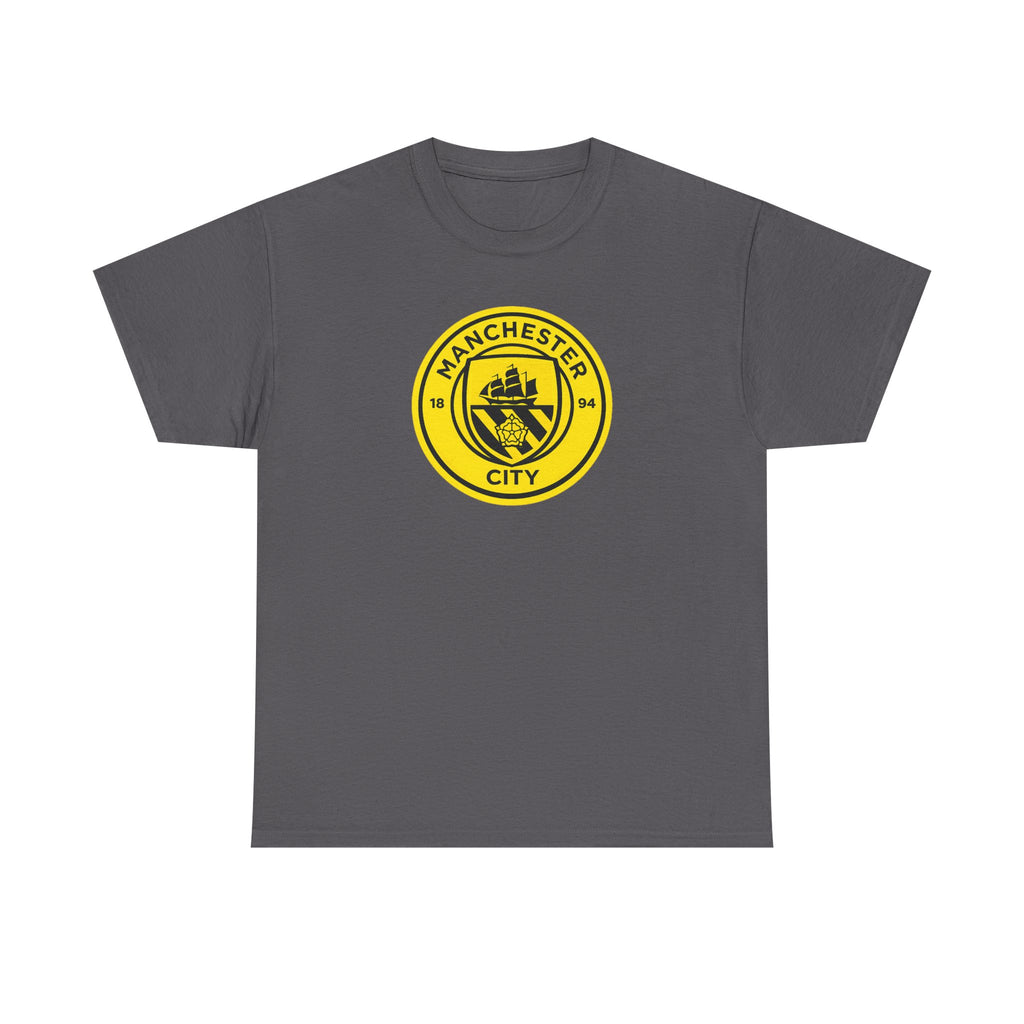 Manchester City Yellow Crest T-Shirt