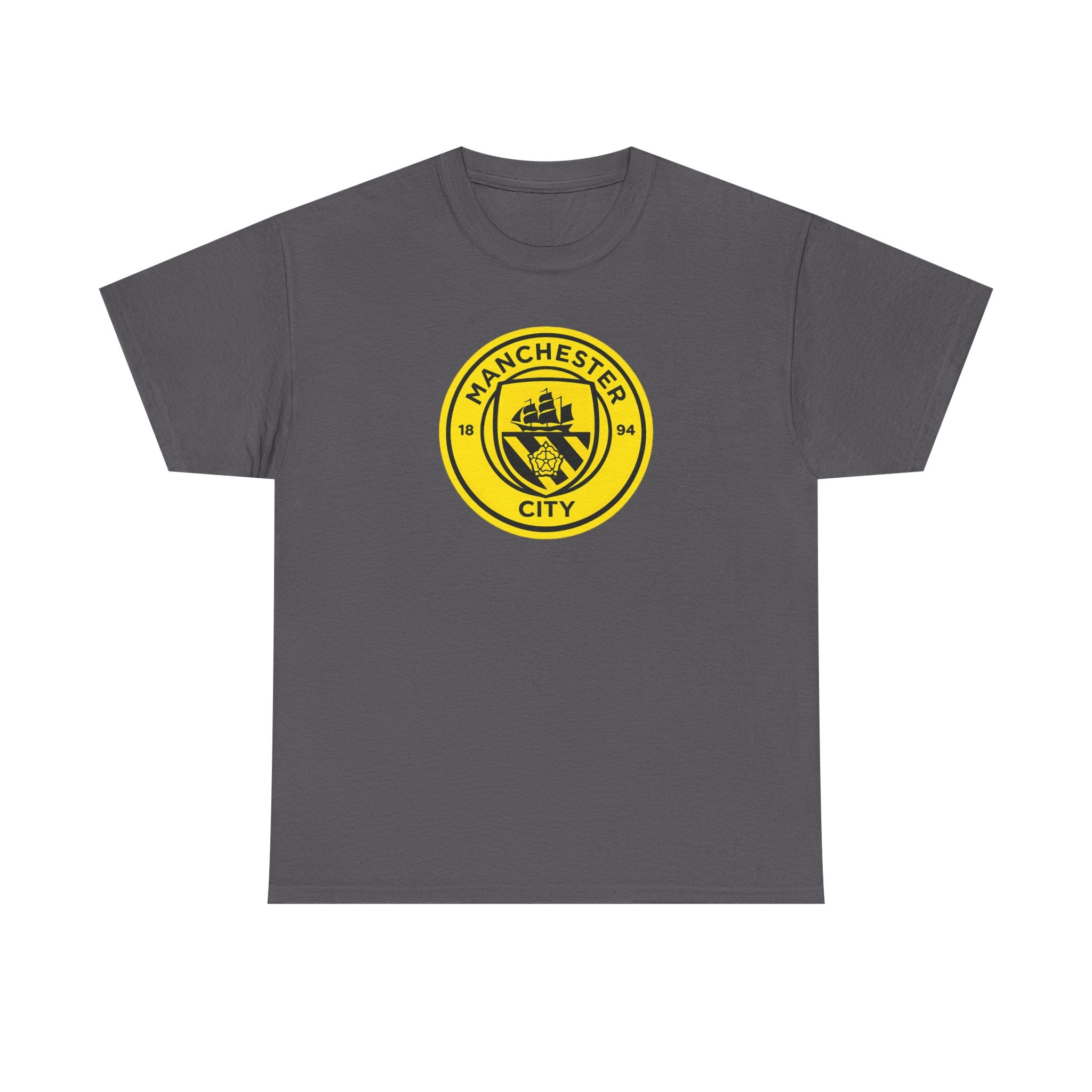 Manchester City Yellow Crest T-Shirt