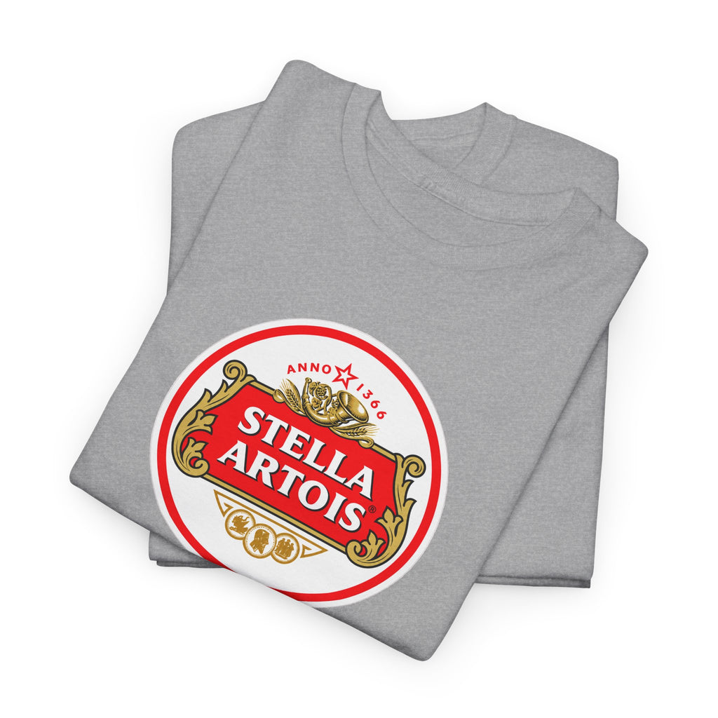 Beer Logo T-Shirt — Stella Artois Inspired Vintage Crest Tee