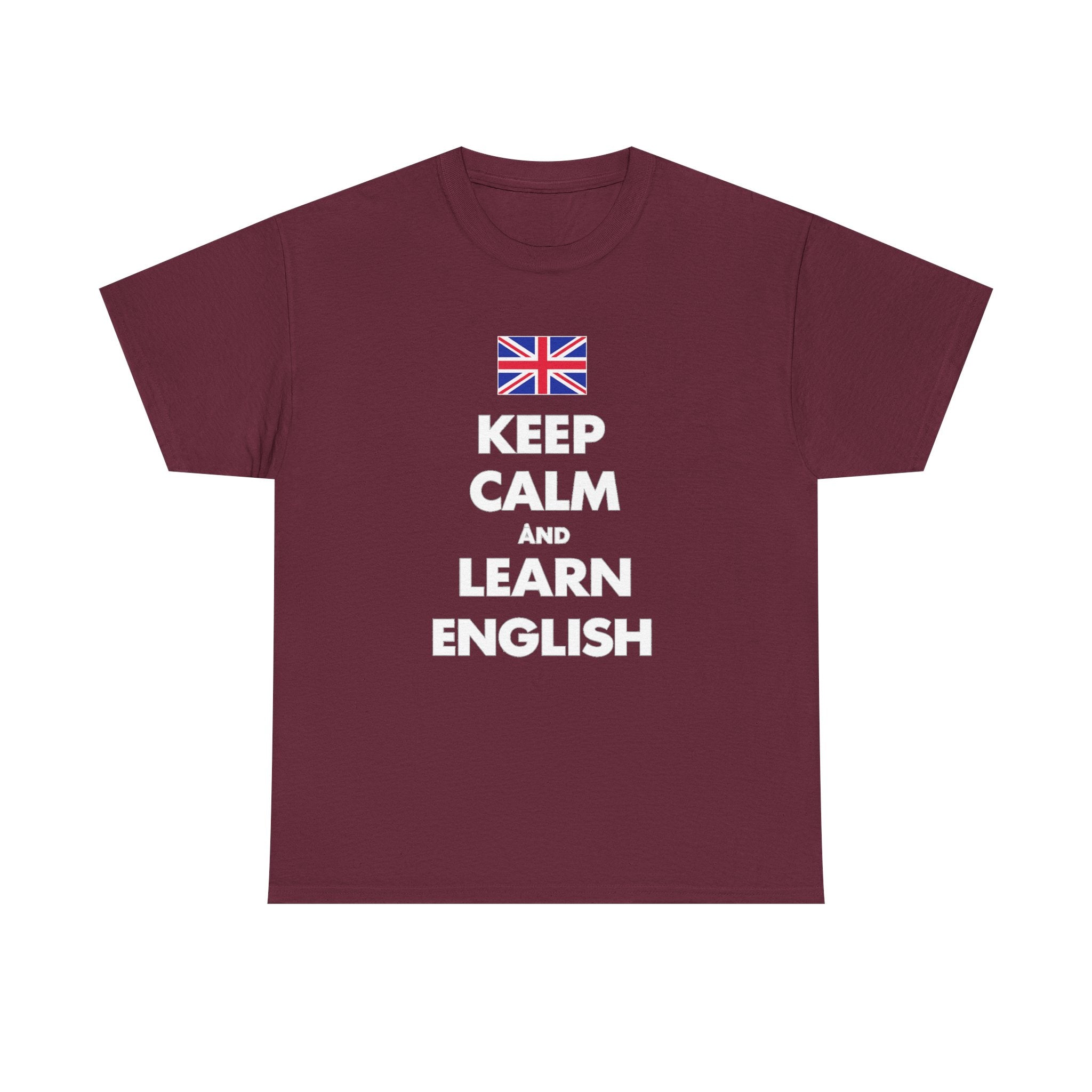 Keep Calm and Learn English T‑Shirt