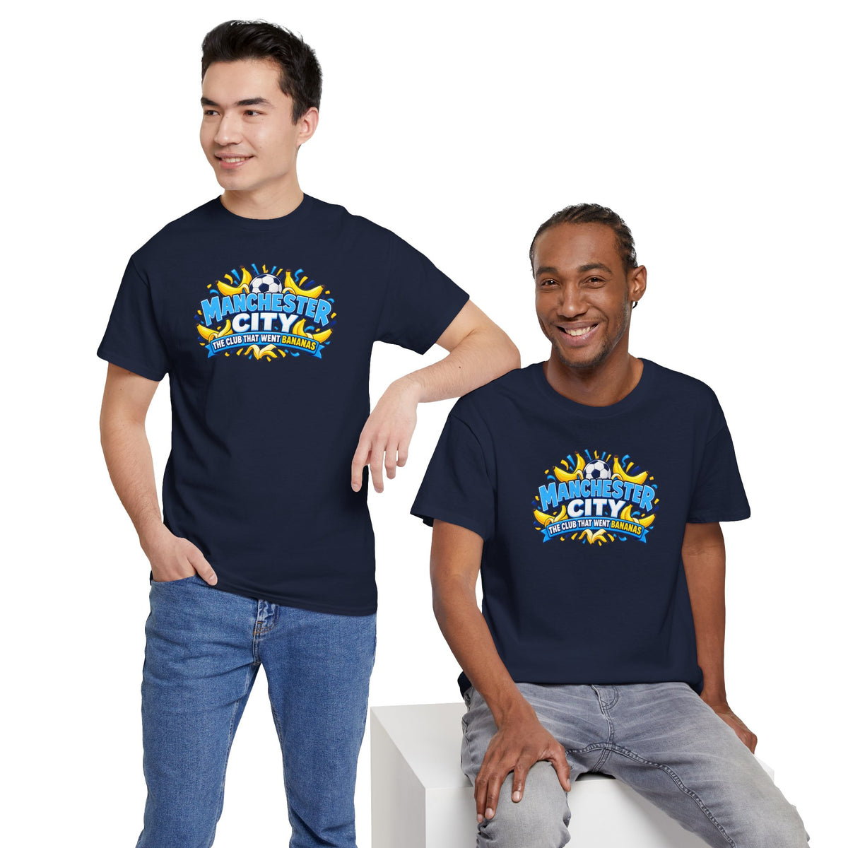 Manchester City "The Club That Went Bananas" Cotton T-Shirt