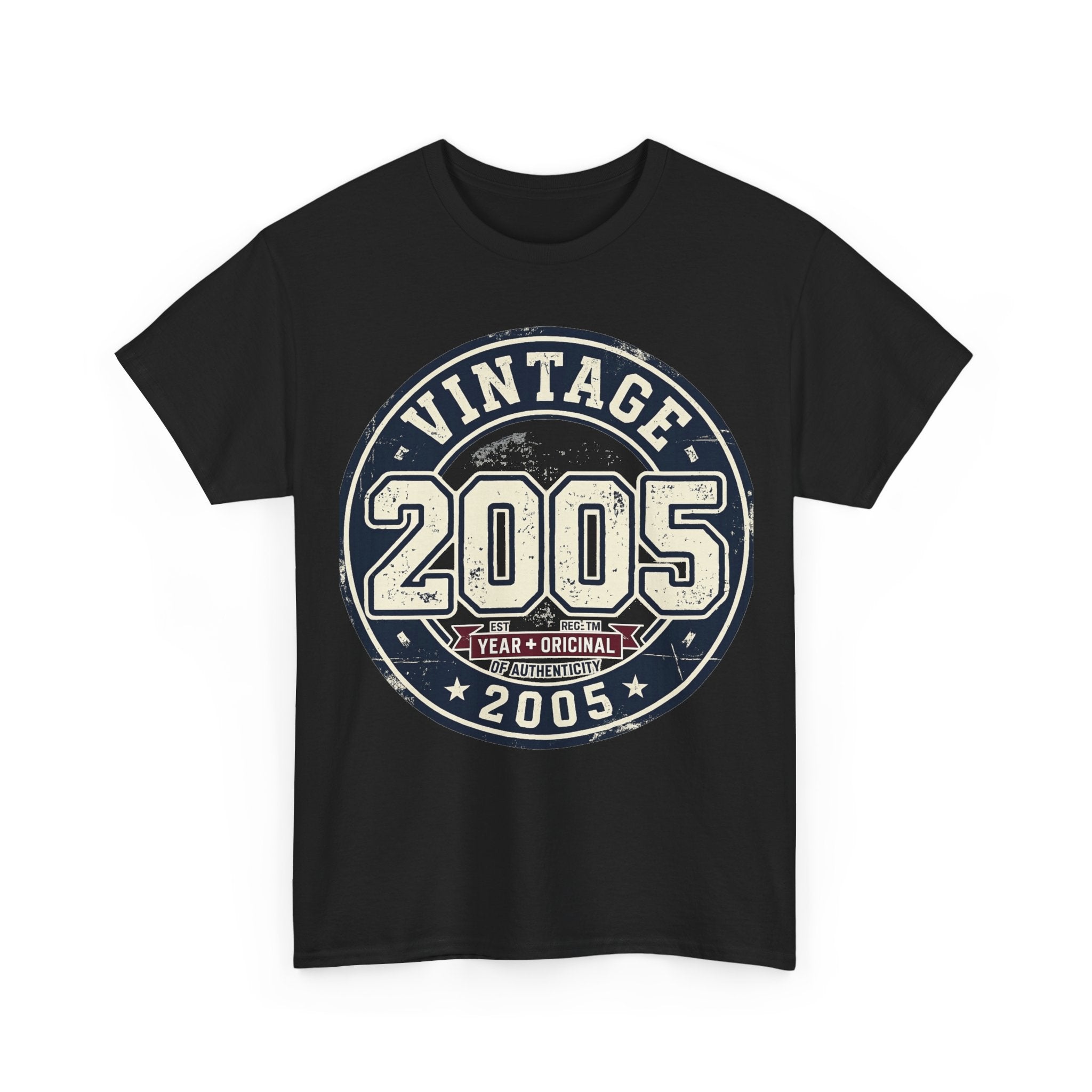 Vintage 2005 T-Shirt — Retro Birth Year Graphic Tee