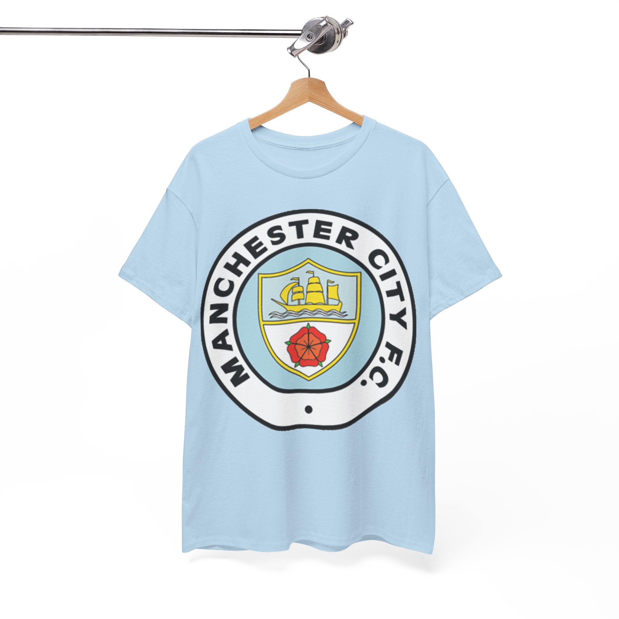 Manchester City F.C. Retro Crest T-Shirt – Retro Football Fan Tee