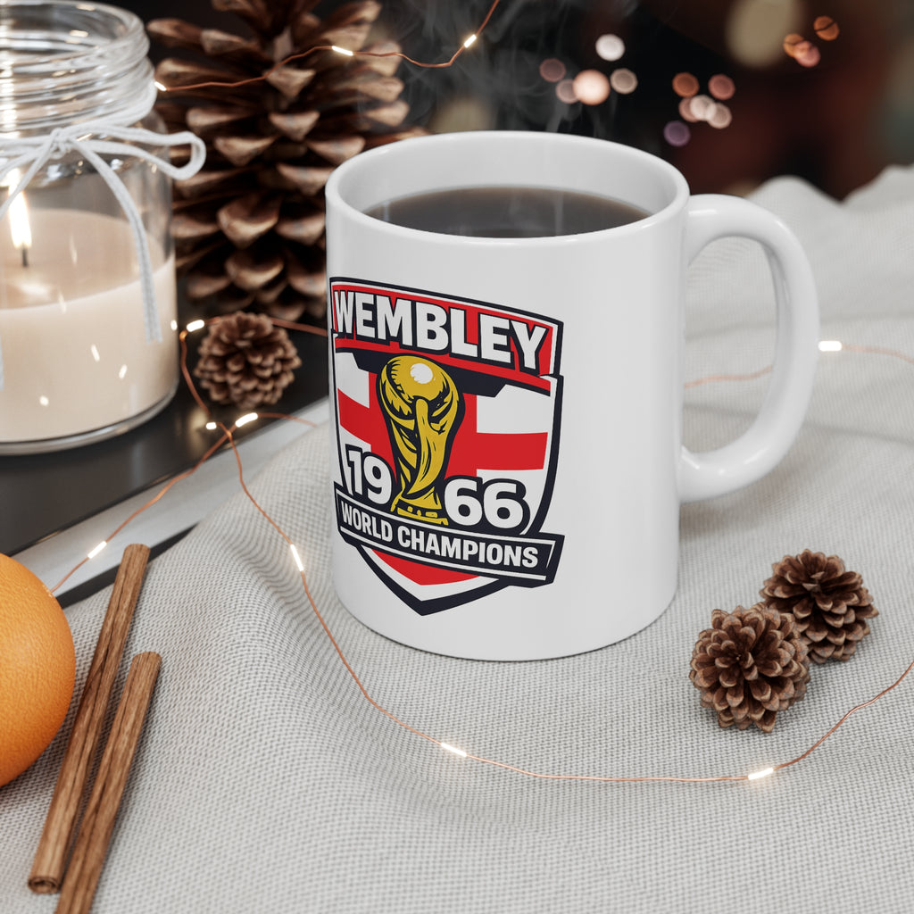 England Wembley 1966 World Champions Ceramic Coffee Cup (11oz & 15oz)