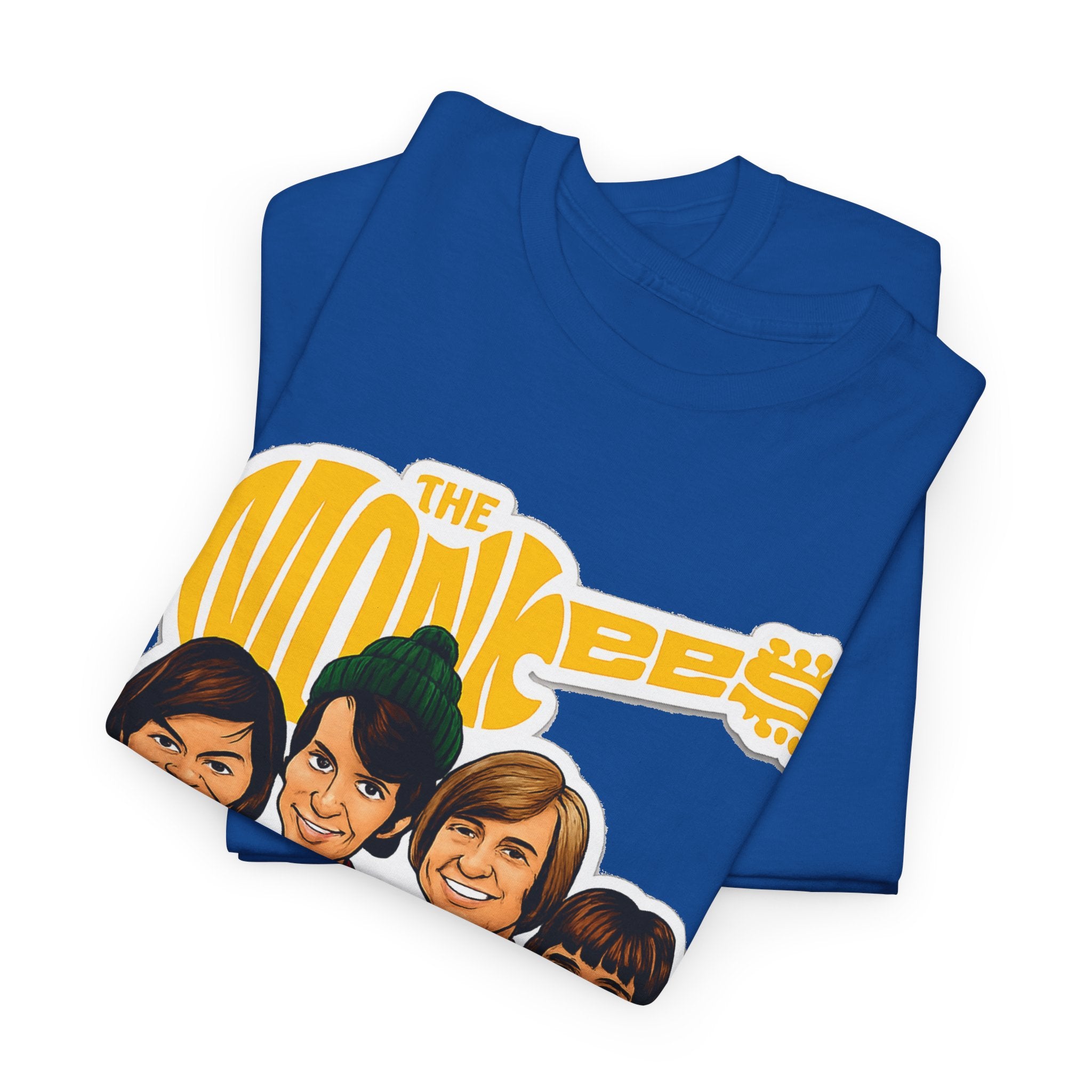 The Monkees Retro Band Tee — Colorful Car Cartoon Graphic