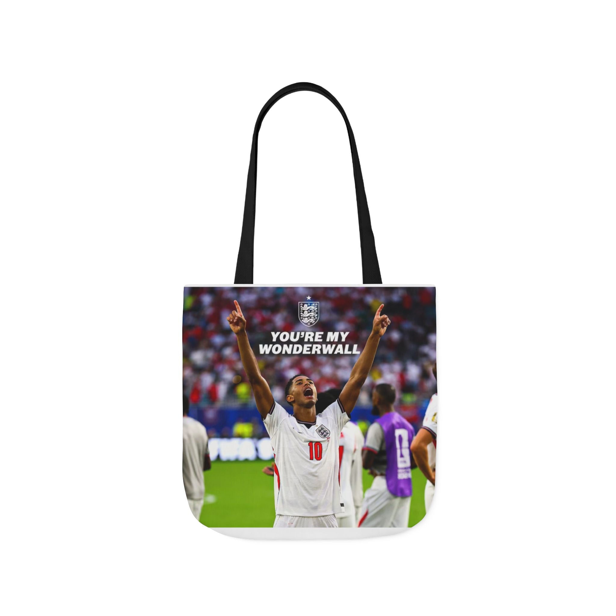 Jude Bellingham England Celebration Tote Bag – "You’re My Wonderwall" England Fan Canvas Tote