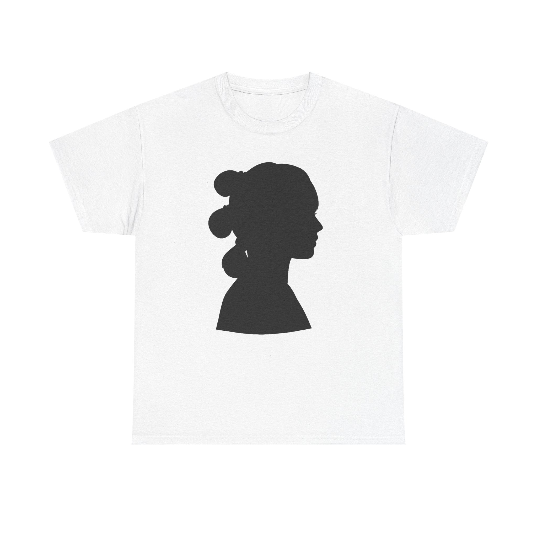 Princess Leia Star Wars Silhouette Profile Tee — Classic Portrait T‑Shirt