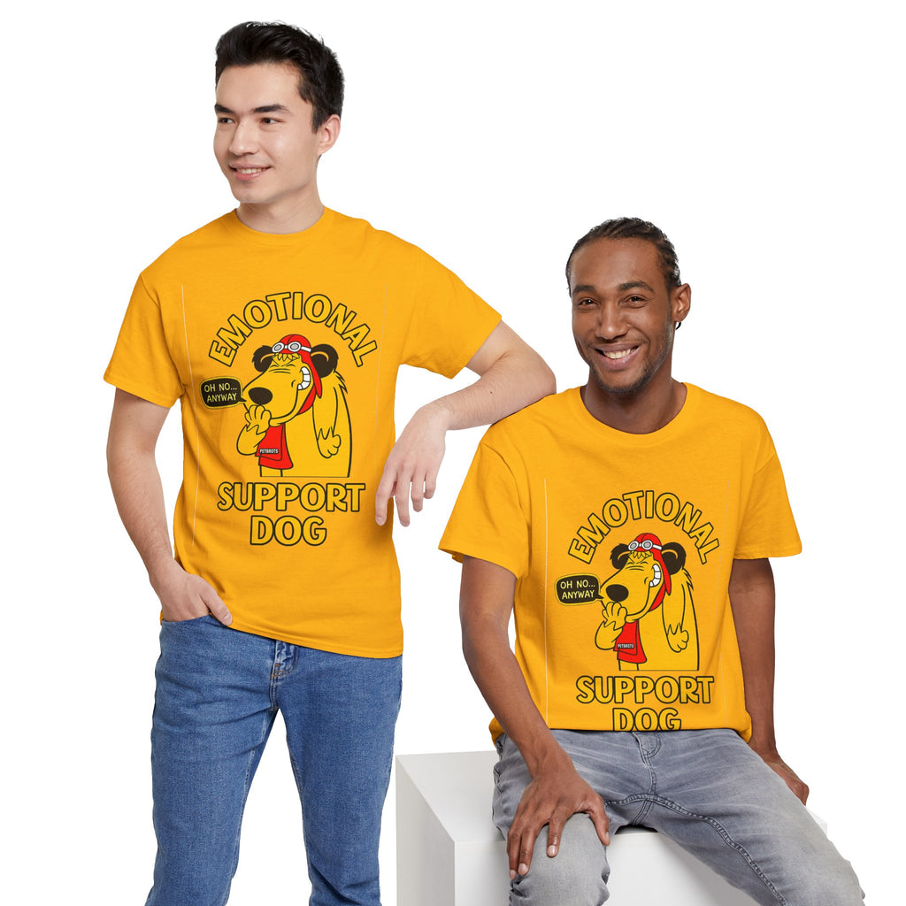 Emotional Support Dog T-Shirt — Cute Cartoon Comfort Pup Tee