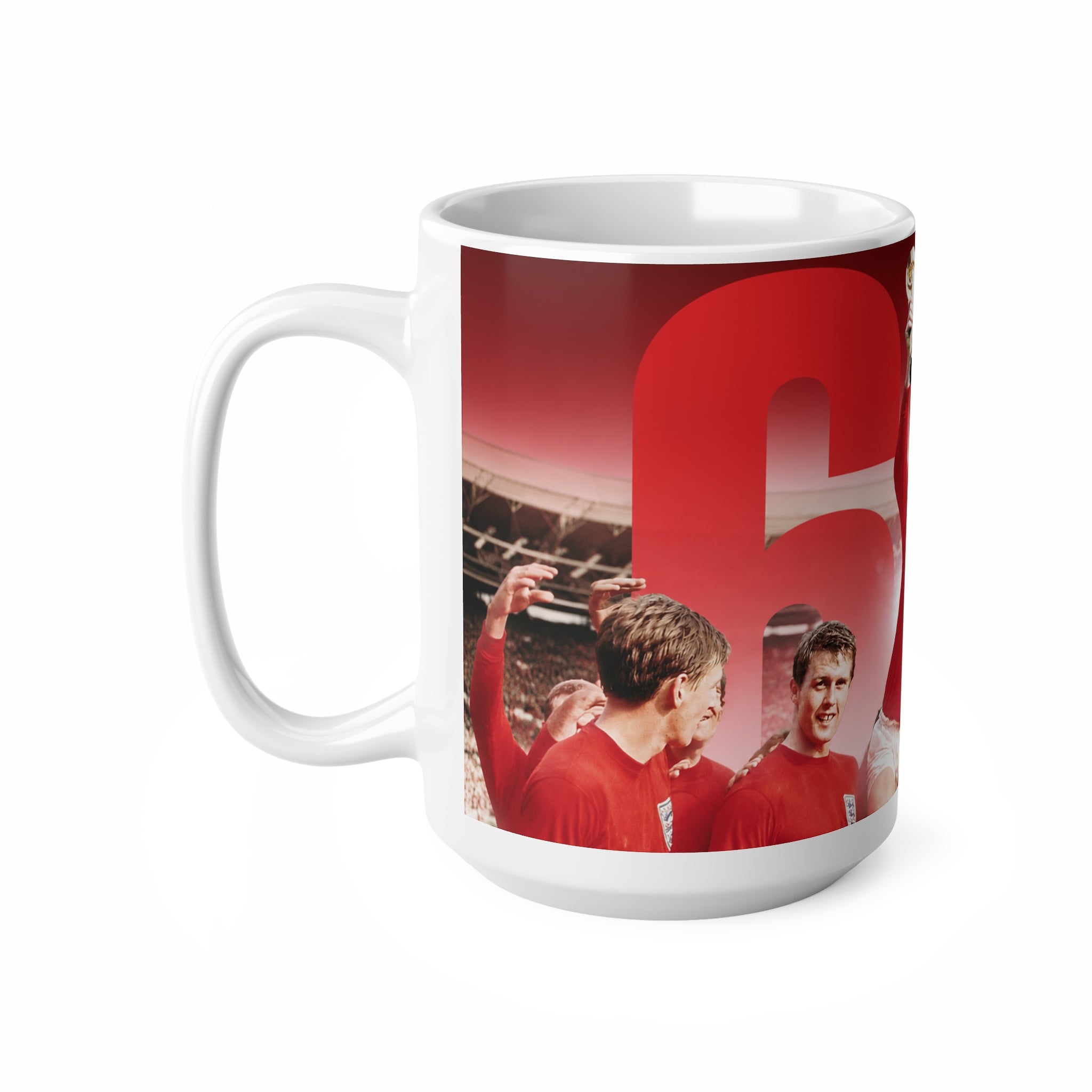 England 1966 World Cup Champions Vintage Football Mug — Retro 1966 Soccer Team Design