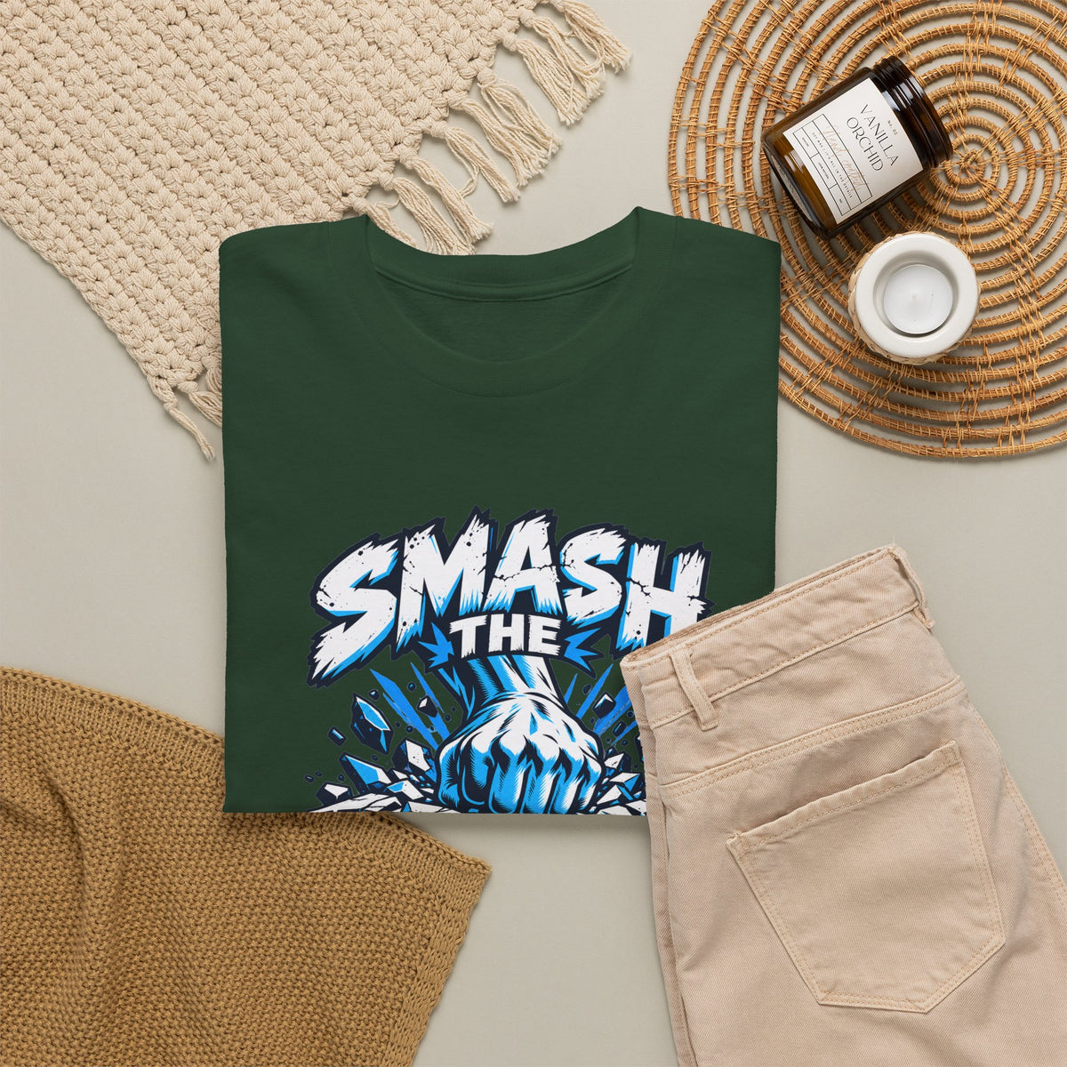 Smash the Red Cartel Unisex Heavy Cotton T-Shirt / Tee