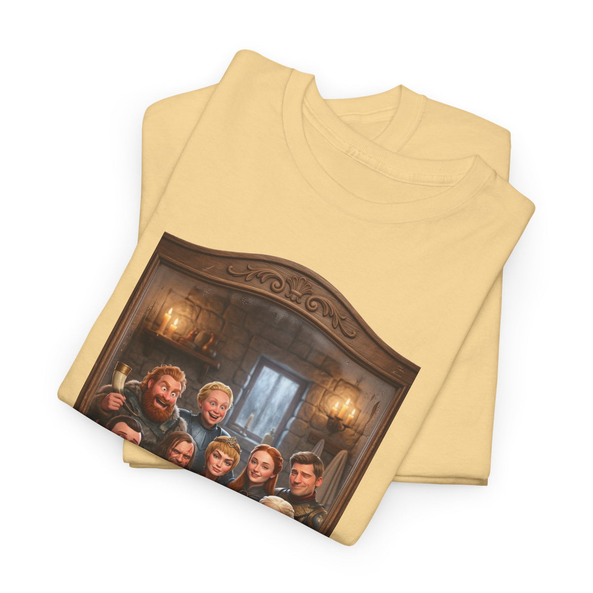 Game of Thrones Cast Portrait Inspired Cotton T-Shirt