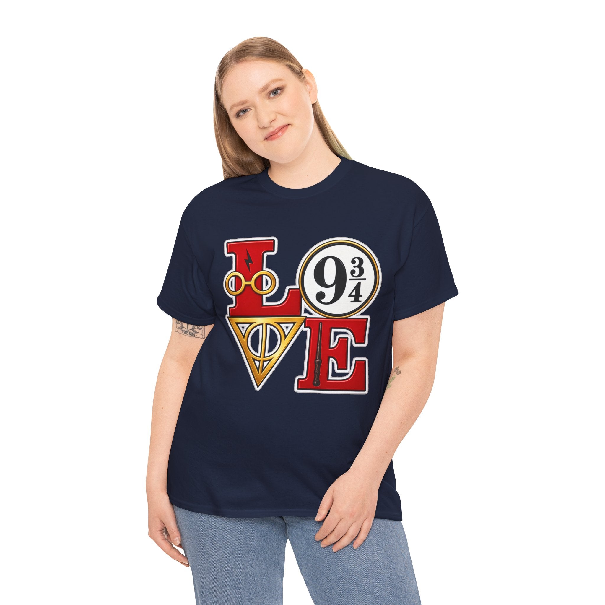 Harry Potter Inspired Love 9 3/4 Wizardry Tee