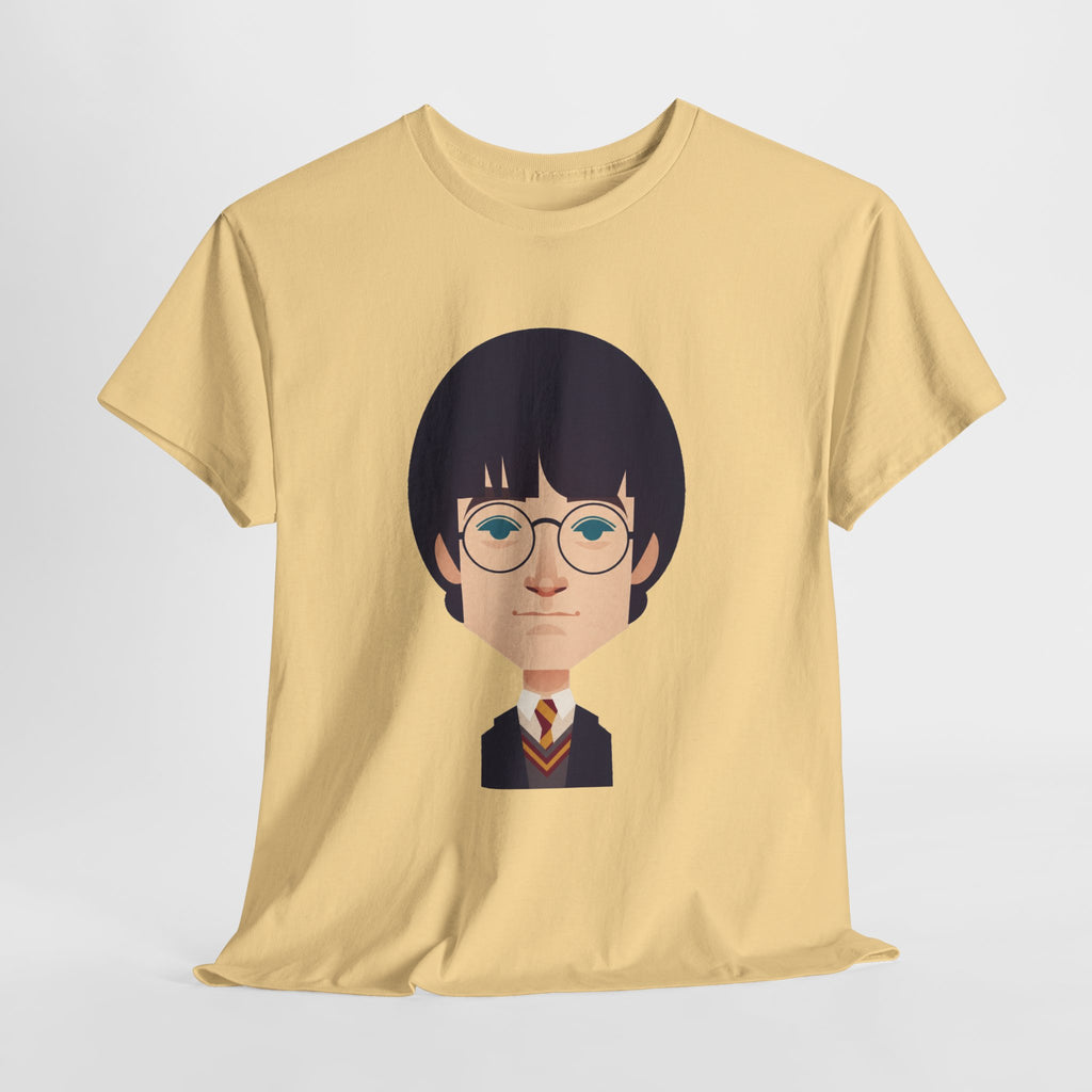 Harry Potter Wizard School Boy Cartoon Cotton T-Shirt