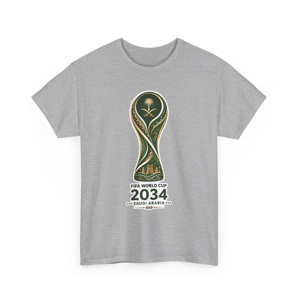 2034 FIFA World Cup Qatar 2034 Trophy Cotton T‑Shirt