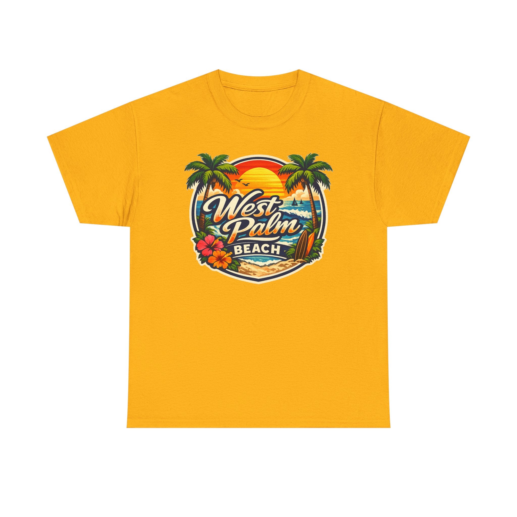 West Palm Beach Retro Sunset T-Shirt
