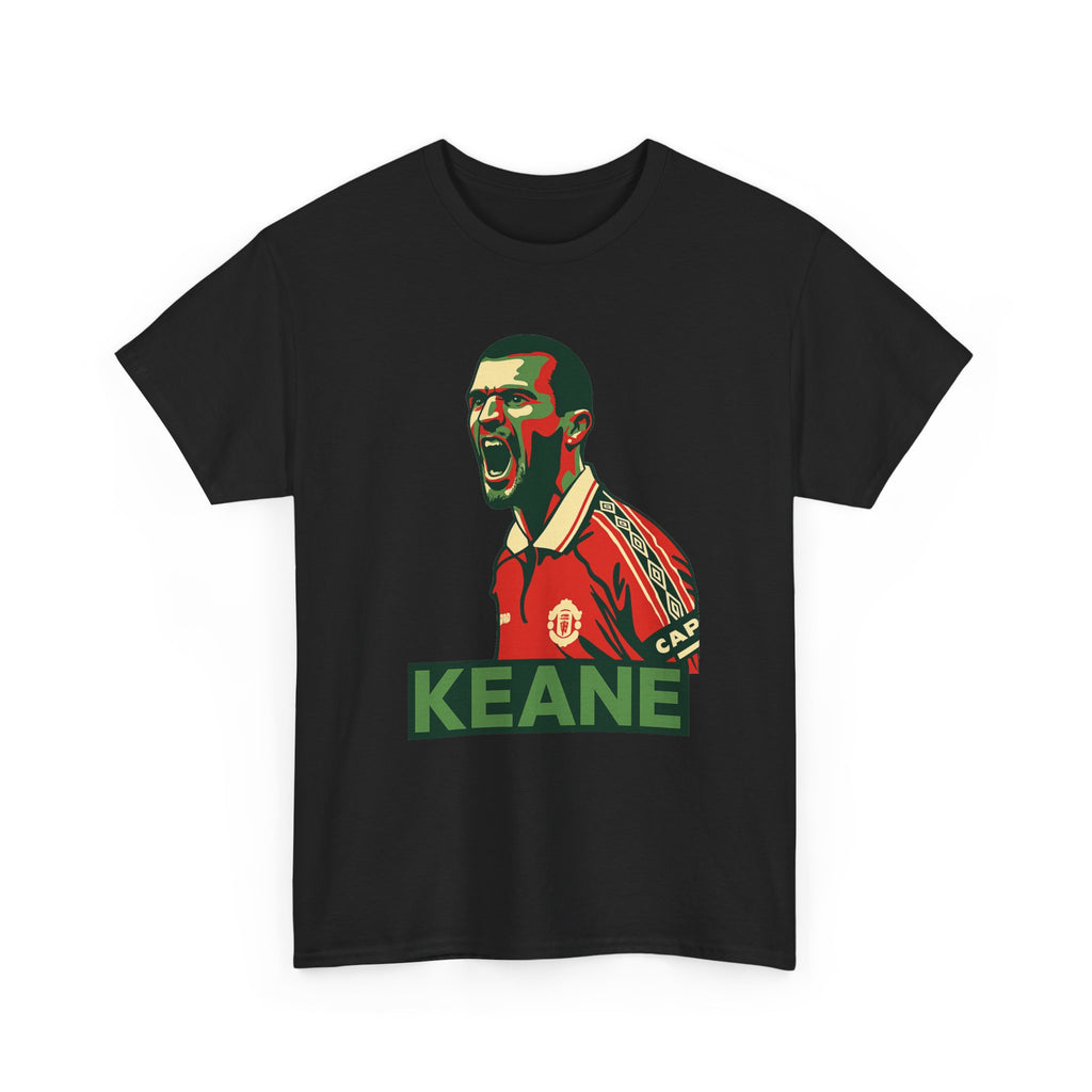 Roy Keane Retro Soccer Tee - Iconic Football Legend Graphic Shirt
