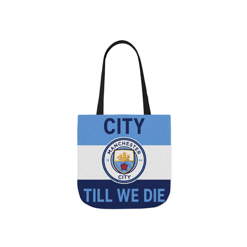 City Till We Die Unofficial Canvas Tote Bag — Manchester Football Fan Bag