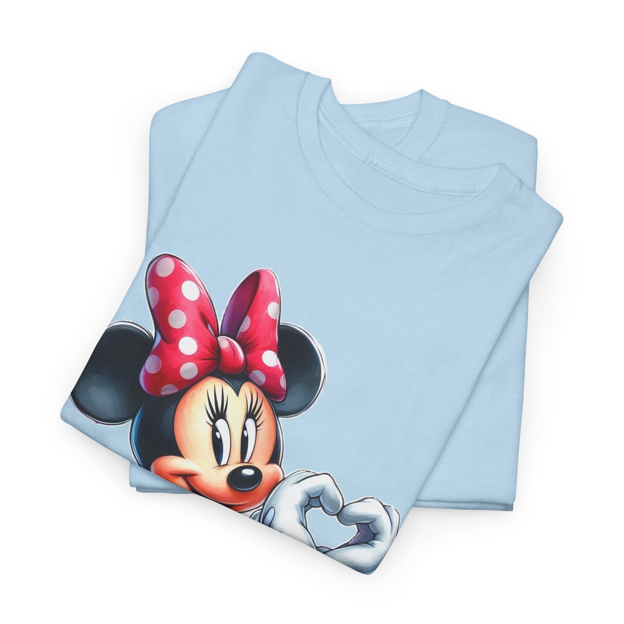 Minnie Mouse Character Heart Graphic Tee