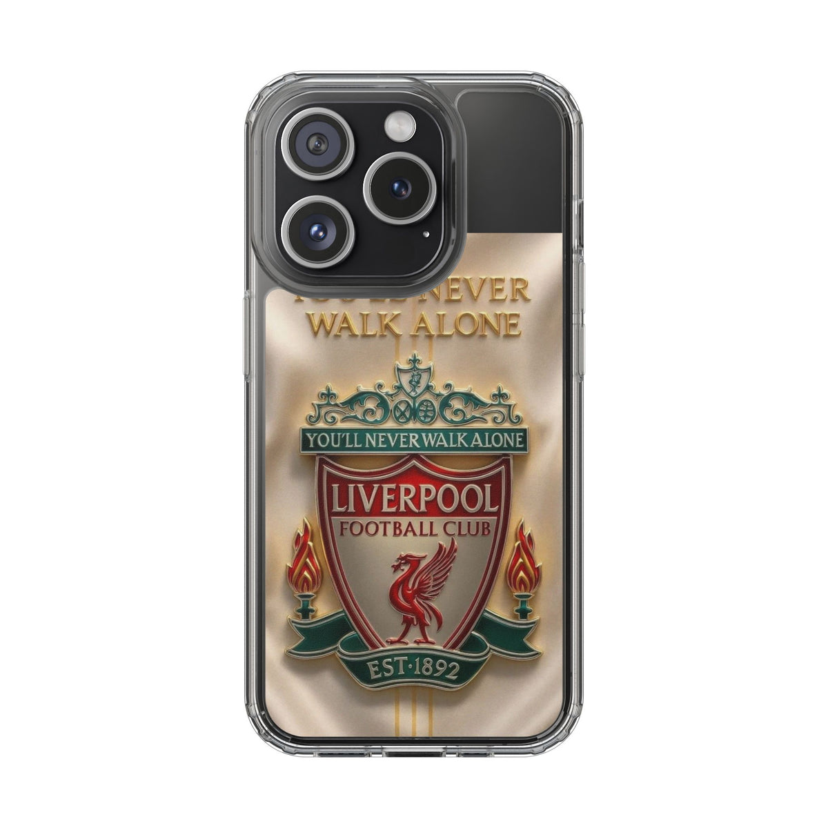 Liverpool FC 'You'll Never Walk Alone' Clear Phone Case